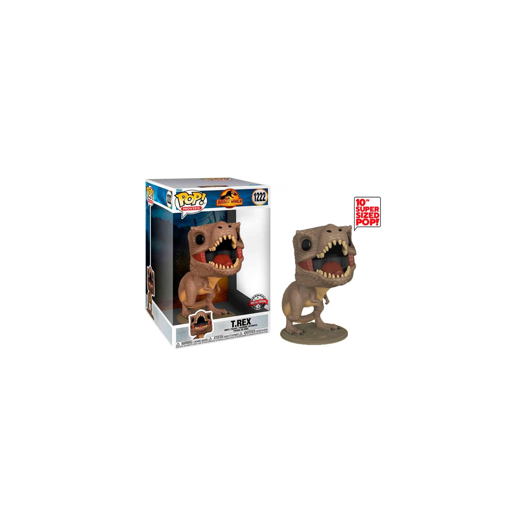FUNKO POP! MOVIES - JURASSIC WORLD DOMINION 10": T-REX  (25 CM) (1222) SPECIAL EDITION