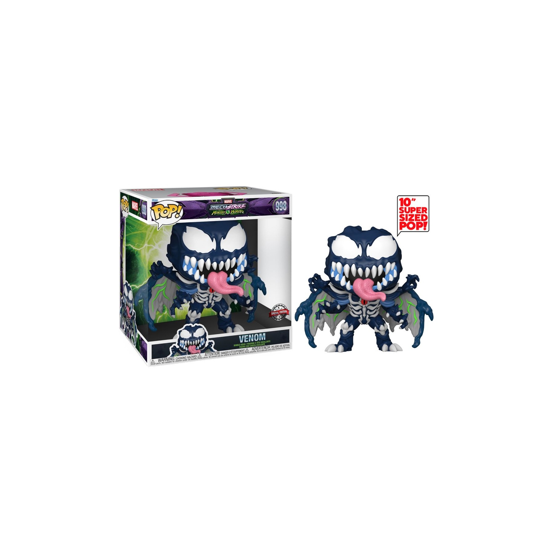 FUNKO POP! MARVEL MECHSTRIKE MONSTER HUNTERS: 10" VENOM (25 CM) (998) SPECIAL EDITION