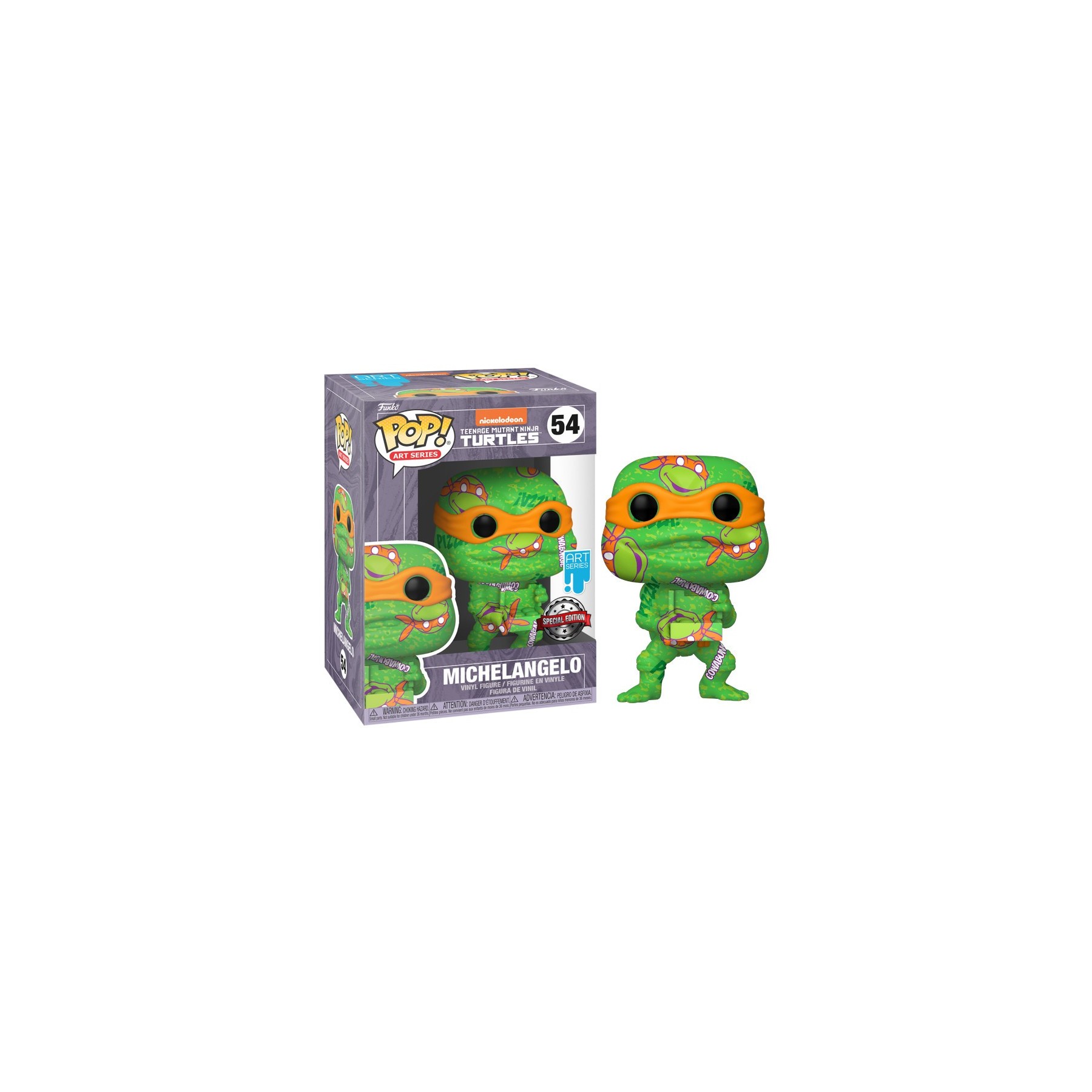 FUNKO POP! ART SERIES - TEENAGE MUTANT NINJA TURTLES: MICHELANGELO (54) SPECIAL EDITION