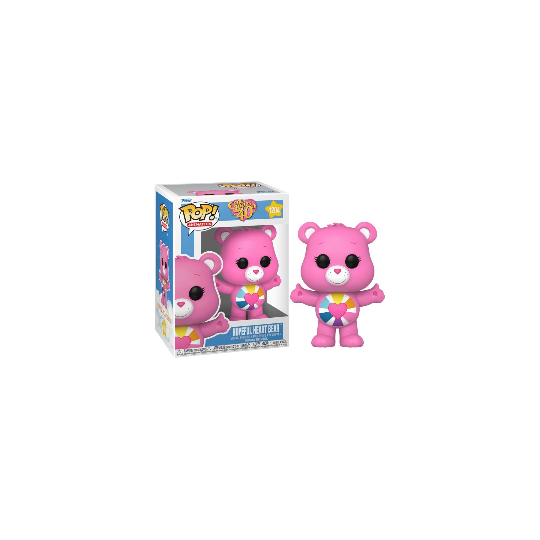 FUNKO POP! ANIMATION - CARE BEARS 40TH: HOPEFUL HEART BEAR (1204)