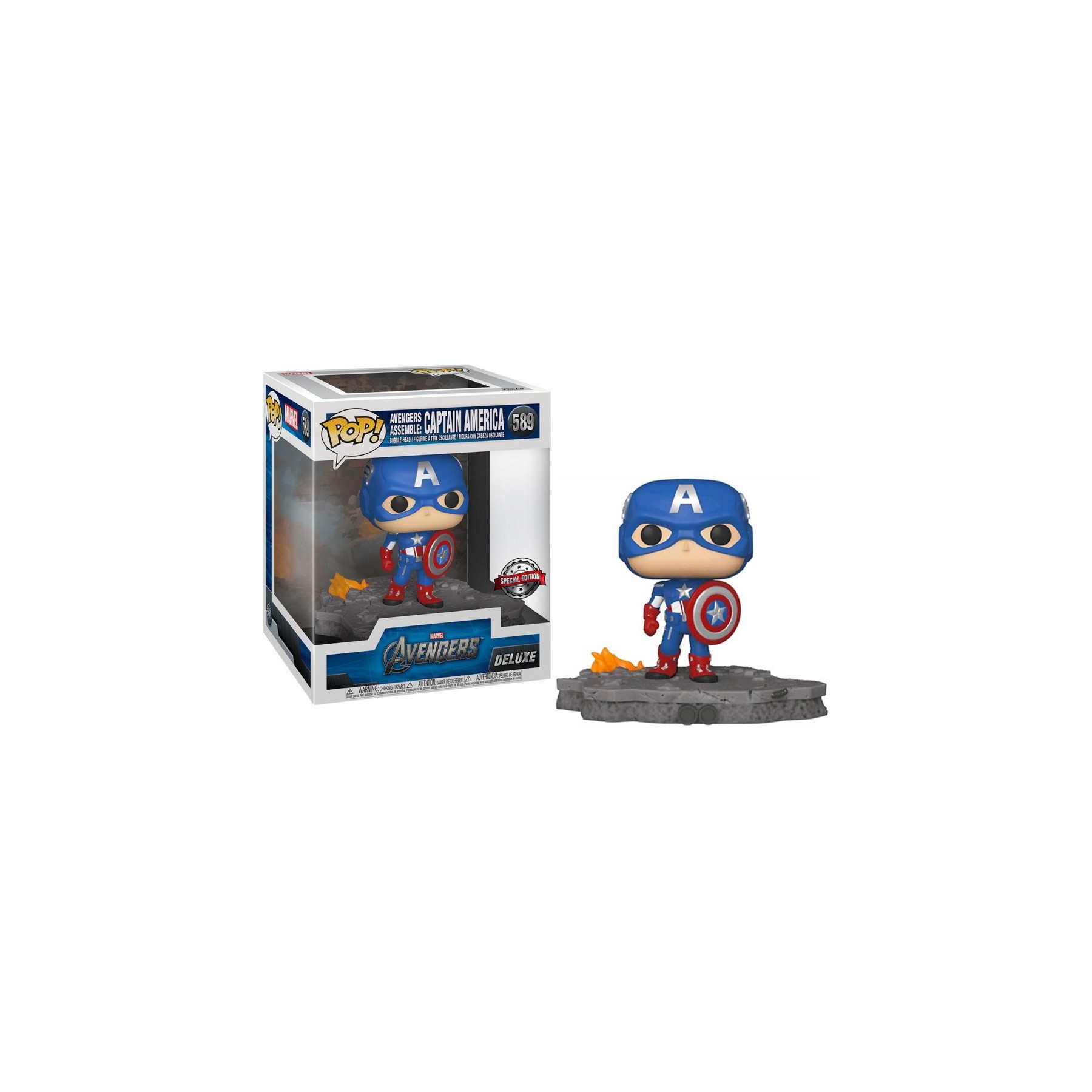 FUNKO POP! AVENGERS: CAPTAIN AMERICA DELUXE (589) SPECIAL EDITION