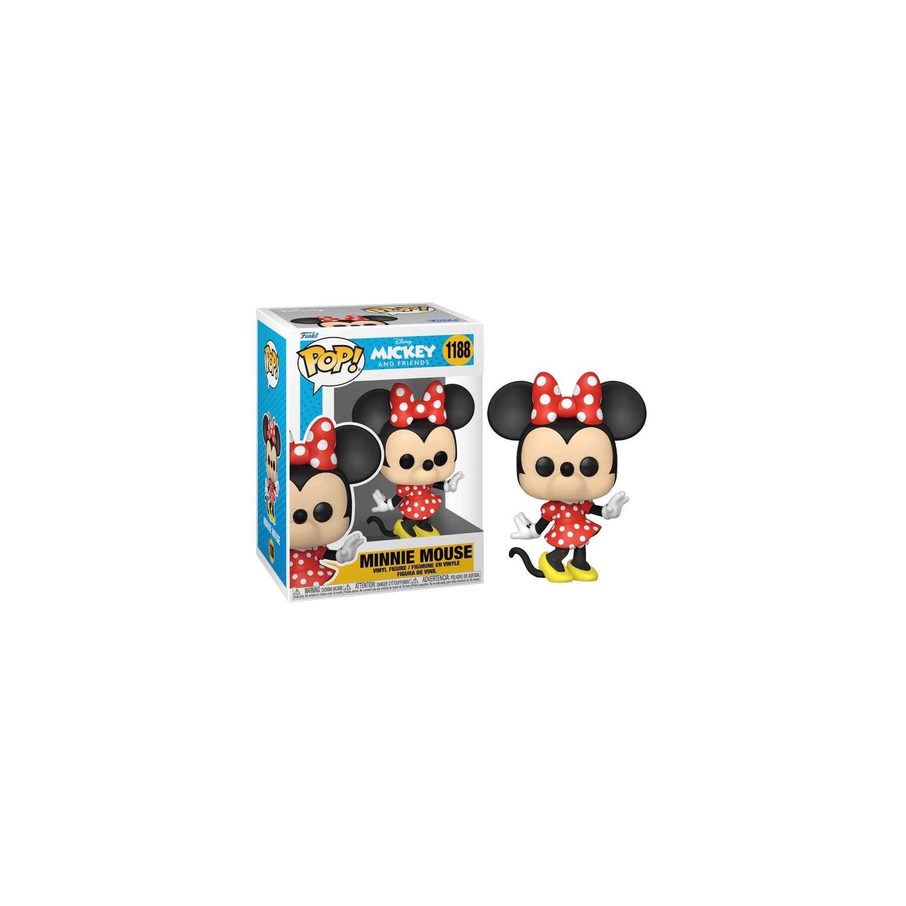 FUNKO POP! DISNEY MICKEY AND FRIENDS: MINNIE MOUSE (1188)