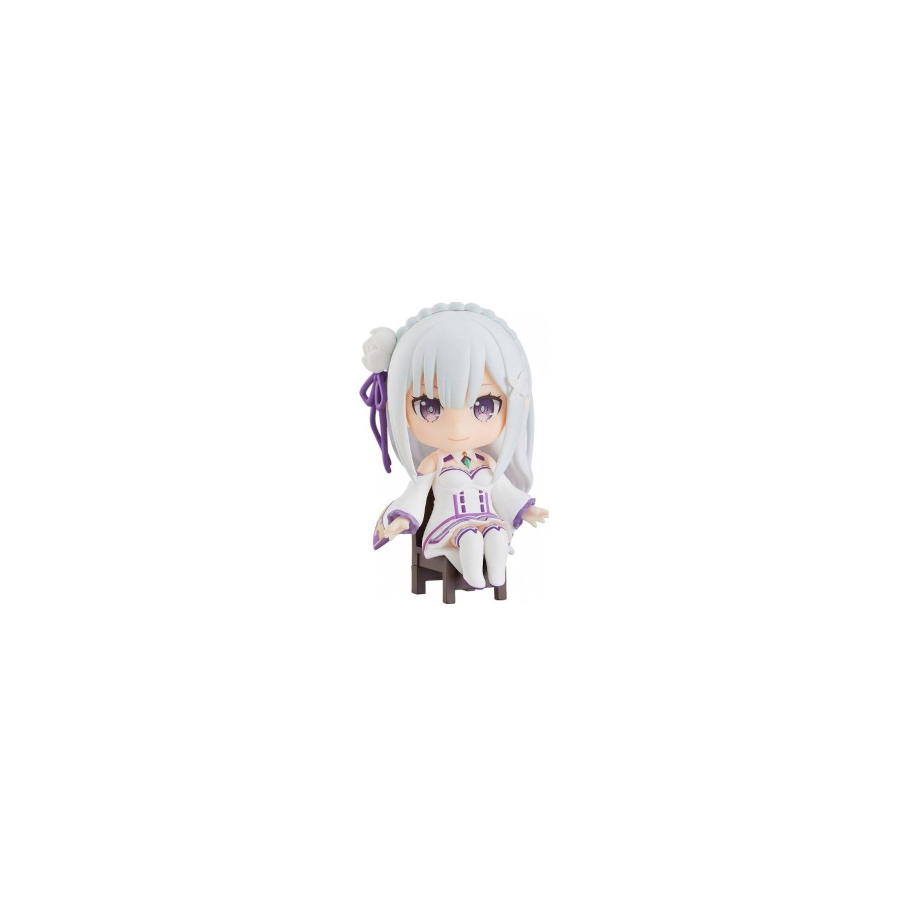 GOOD SMILE COMPANY RE: ZERO STARTING LIFE IN ANOTHER WORLD NENDOROID SWACCHAO: EMILIA (9 CM)