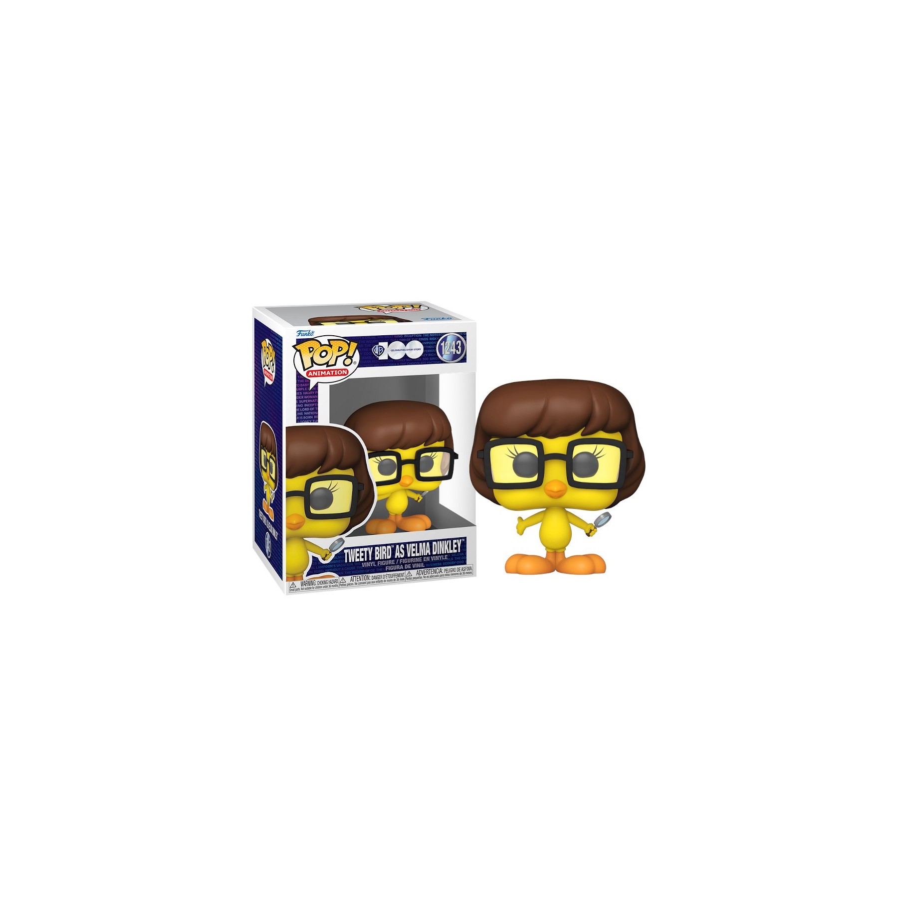 FUNKO POP! ANIMATION - WARNER BROS: LOONEY TUNES TWEETY BID AS VELMA DINKLEY (1243)