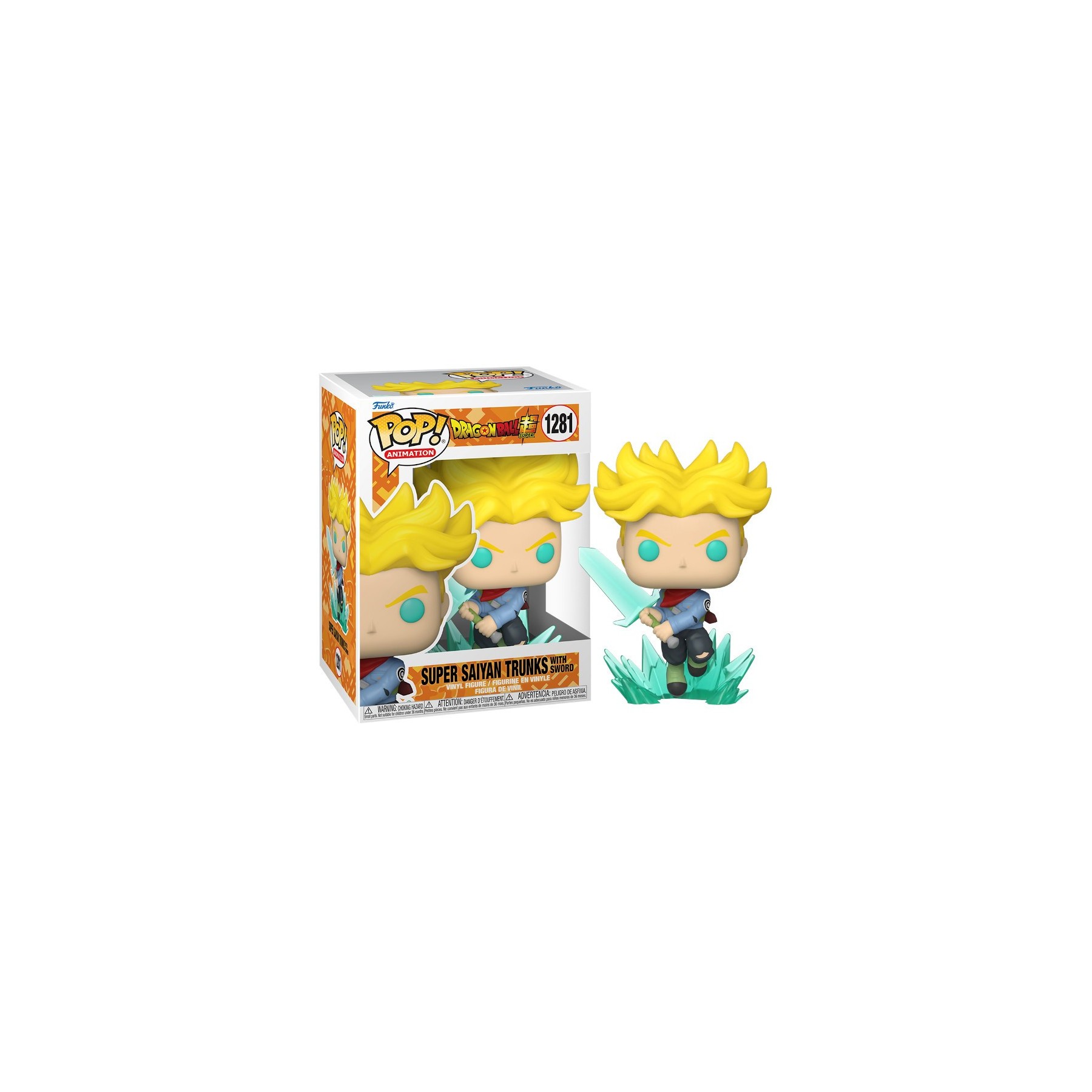 FUNKO POP! ANIMATION - DRAGON BALL Z: SUPER SAIYAN TRUNKS WITH SWORD (1281)