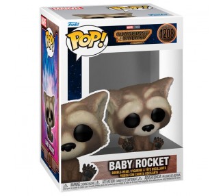 Figura Pop Marvel Guardianes De La Galaxia 3 Baby Rocket