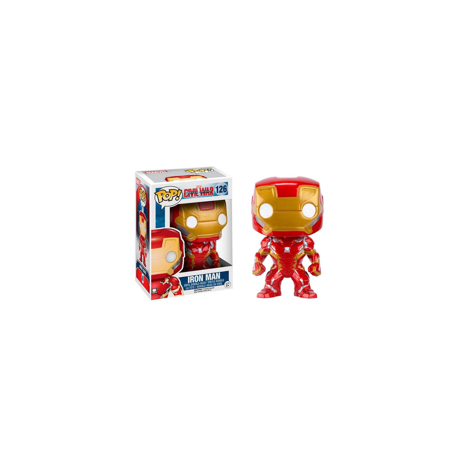 Figura Pop Vinyl Capitan America Civil War Iron Man
