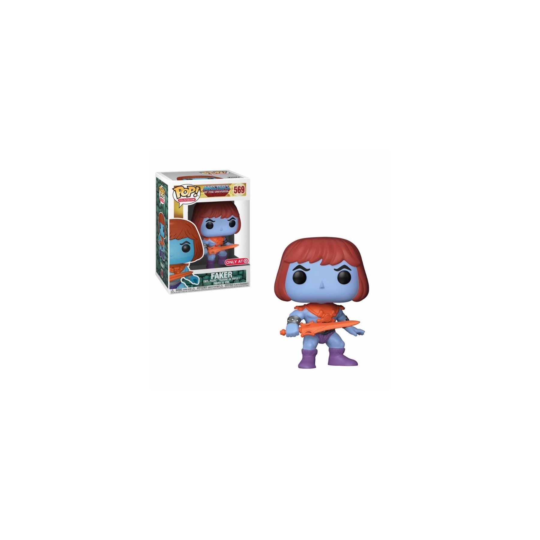 Figura Funko Pop Master Of The Universe Faker Exclusive