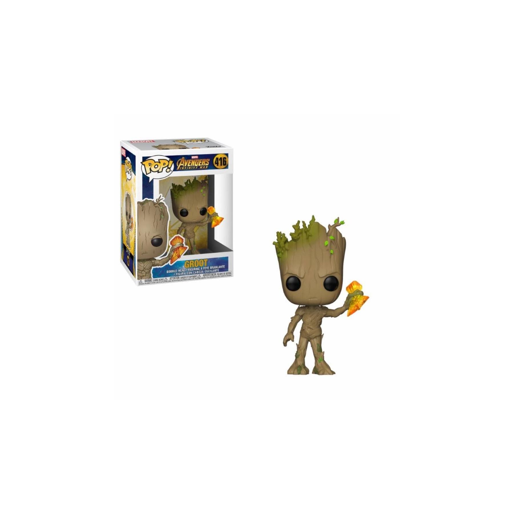 Figura Pop Marvel Infinity War Groot Stormbreaker
