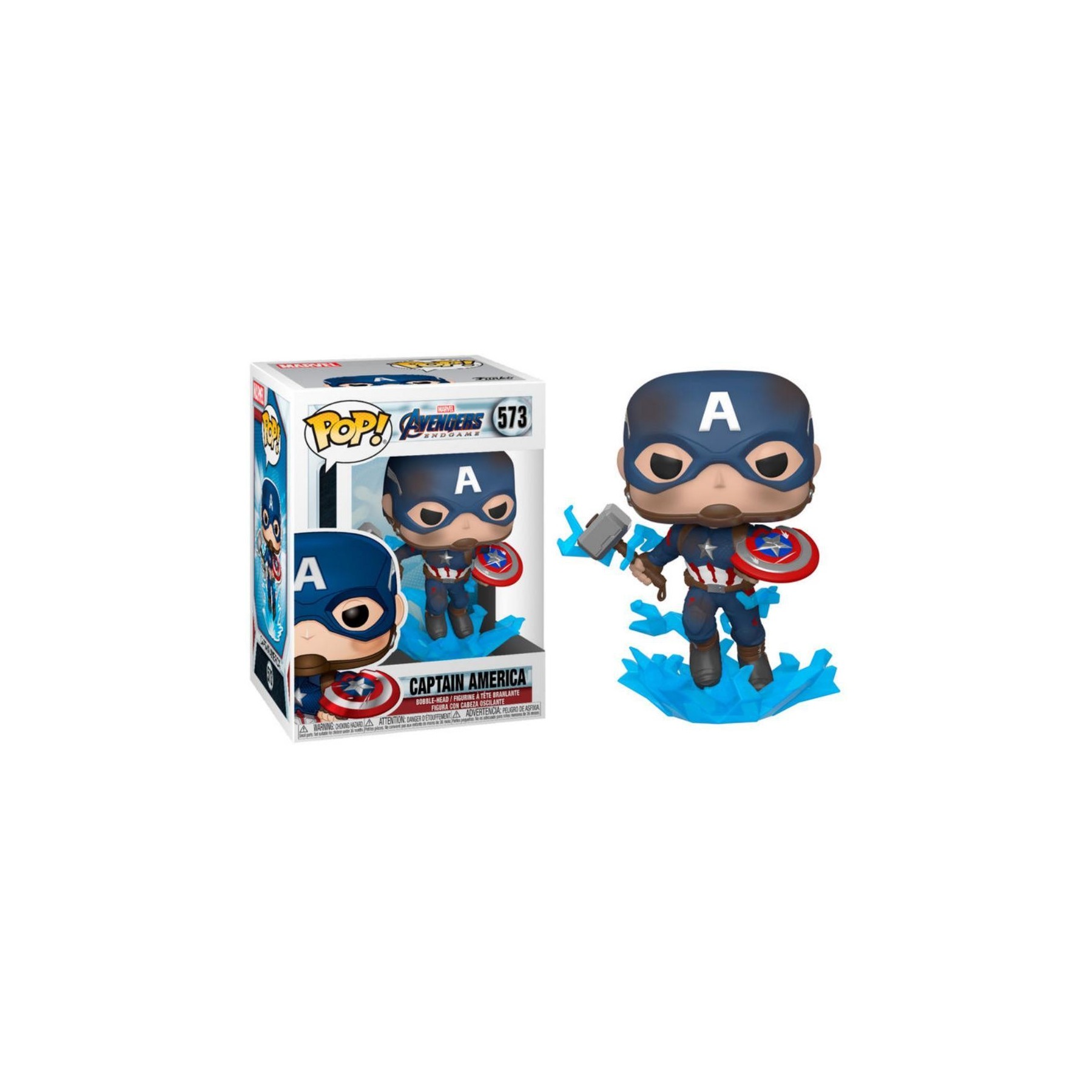 Figura Funko Pop Marvel Vengadores Endgame Capitan America W