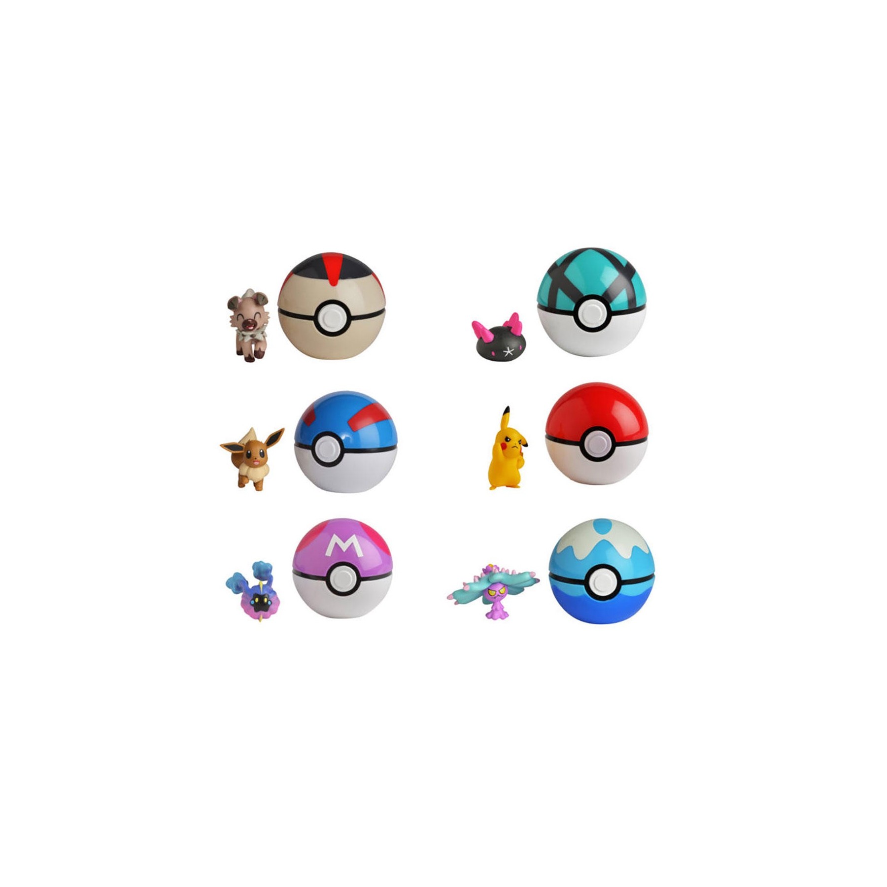 Figuras Pokeball Surtido Clip 'N' Go Pokémon