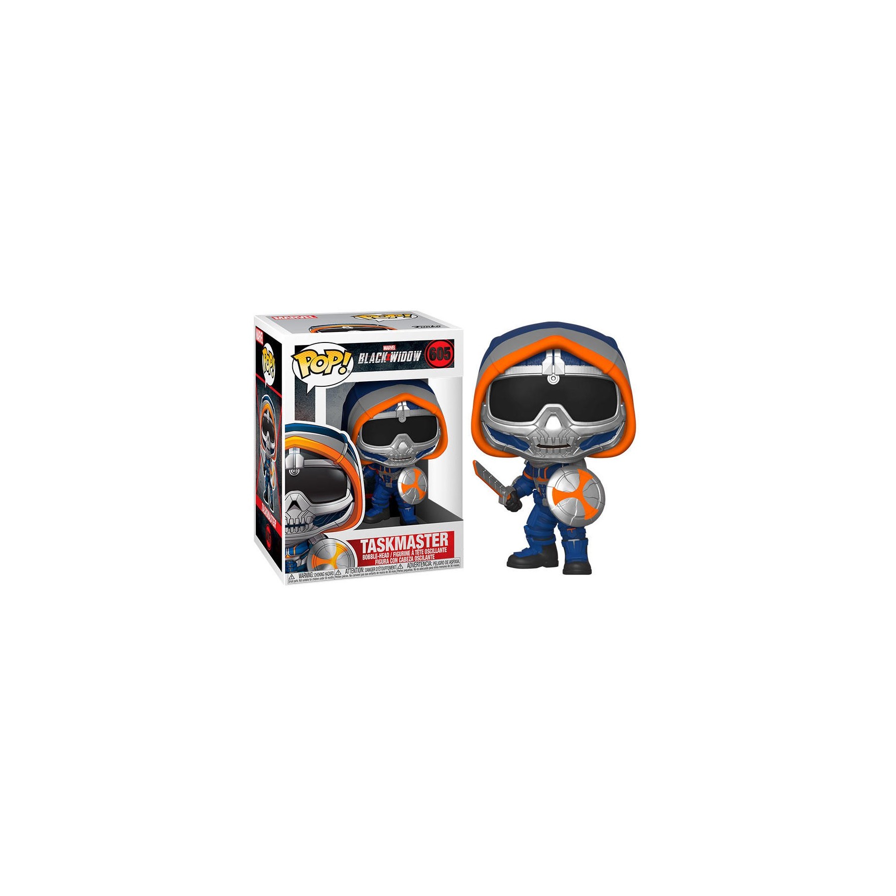 Figura Funko Pop Marvel Black Widow Taskmaster With Shield