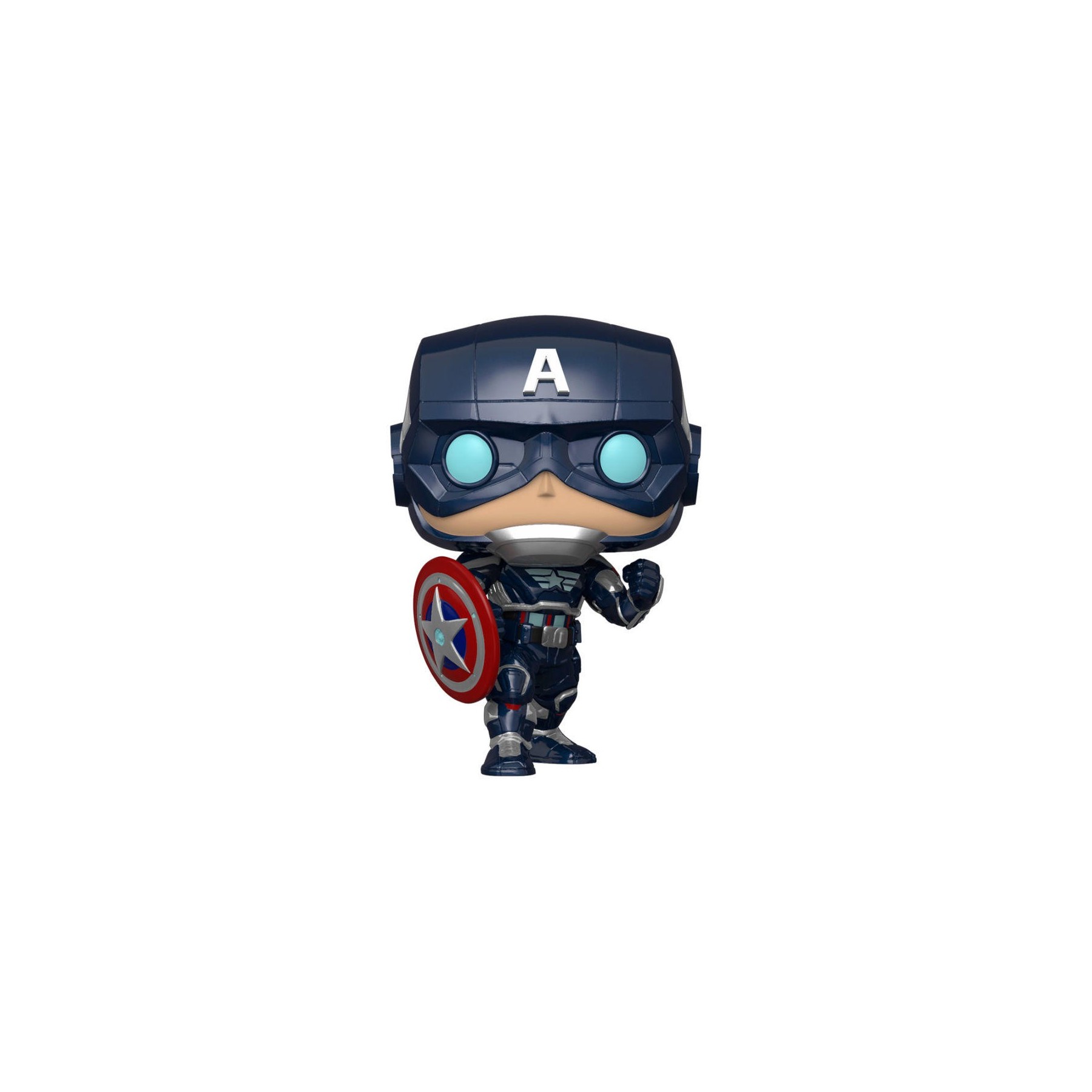 Figura Pop Marvel Avengers Game Captain America Stark Tech S