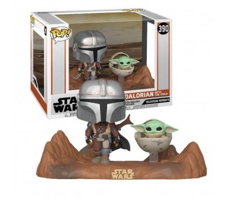 Figura Funko Pop Star Wars Mandalorian: Man And Child