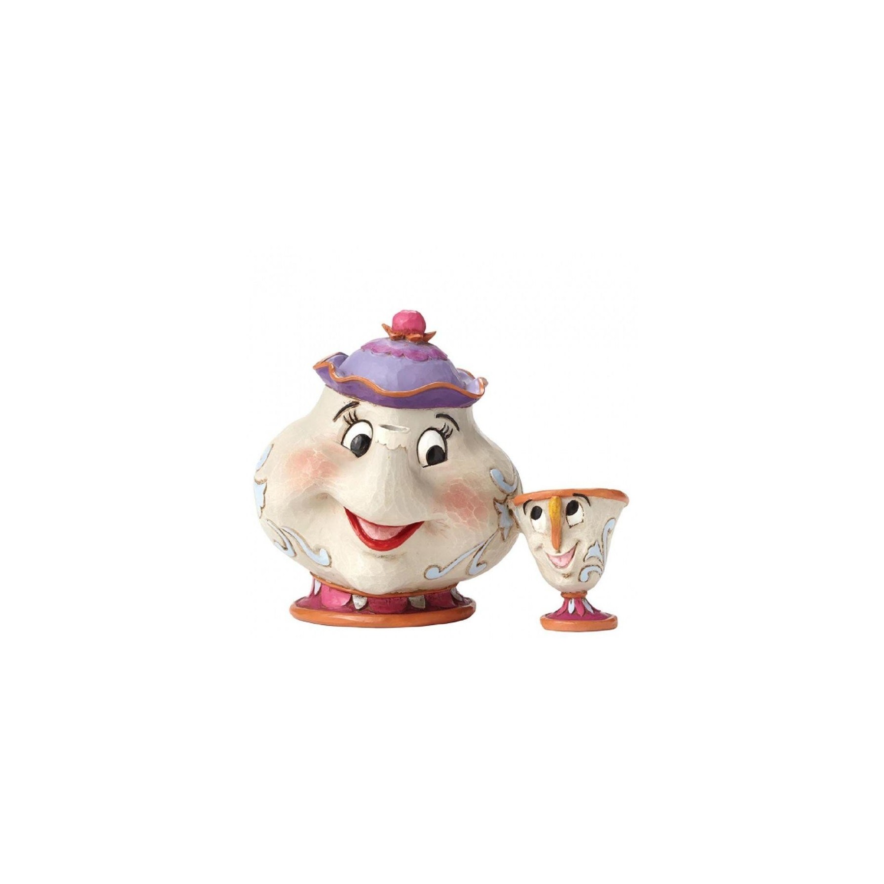 En - Figura Decorativa Mrs Potts Y Chip Detalle