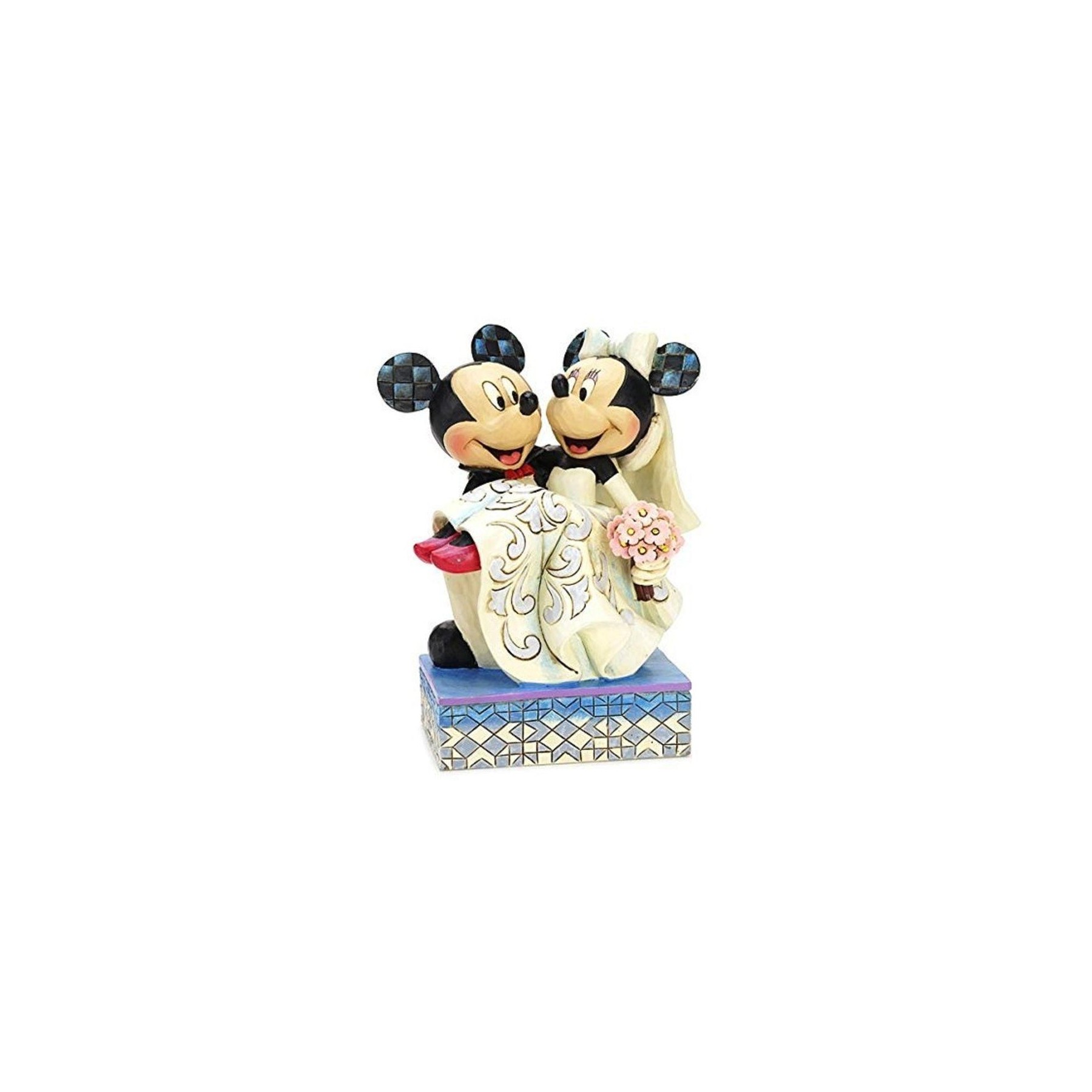 En - Figura Decorativa Boda Mickey Y Minnie