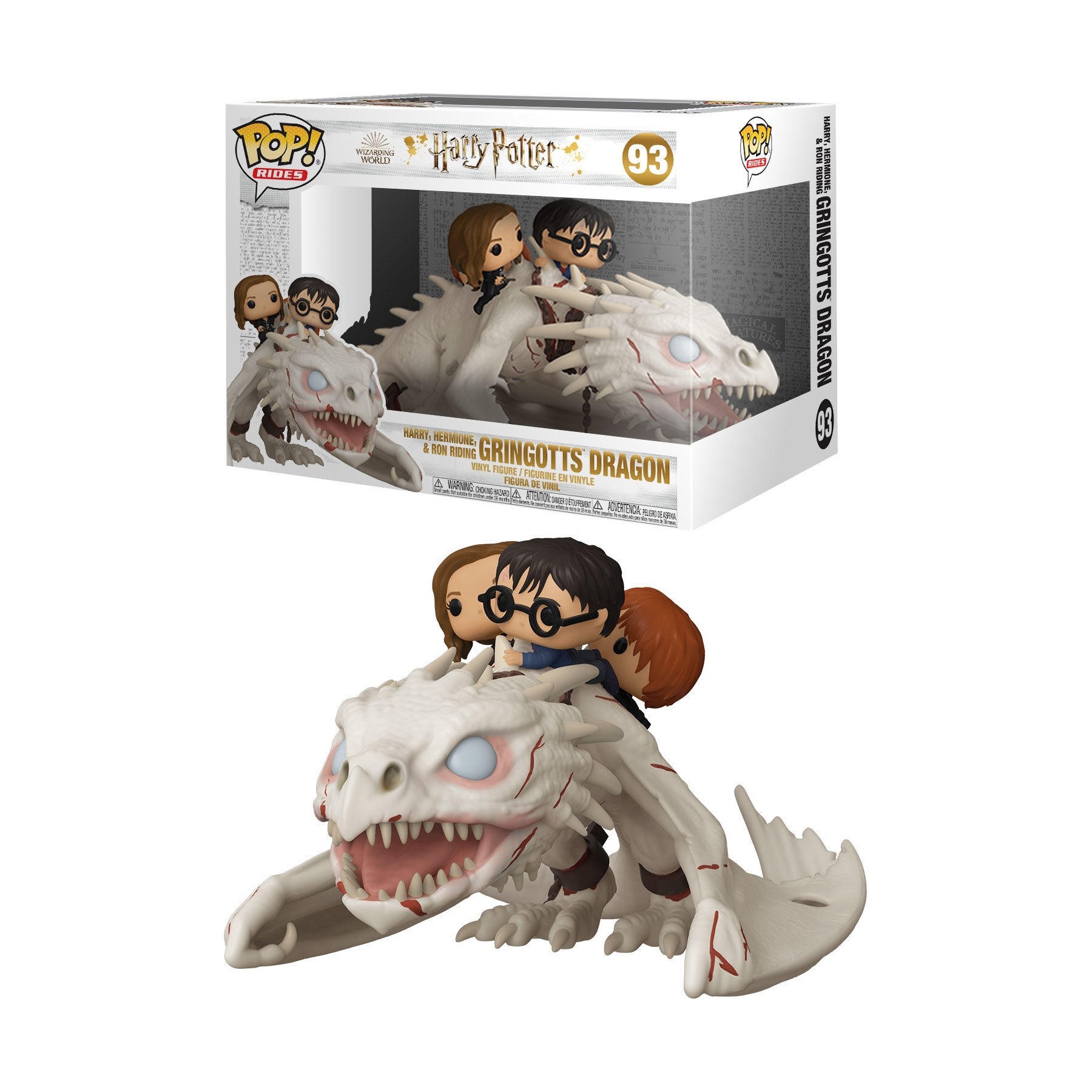 Figura Funko Pop Gringotts Dragon Con Harry, Ron Y Hermione
