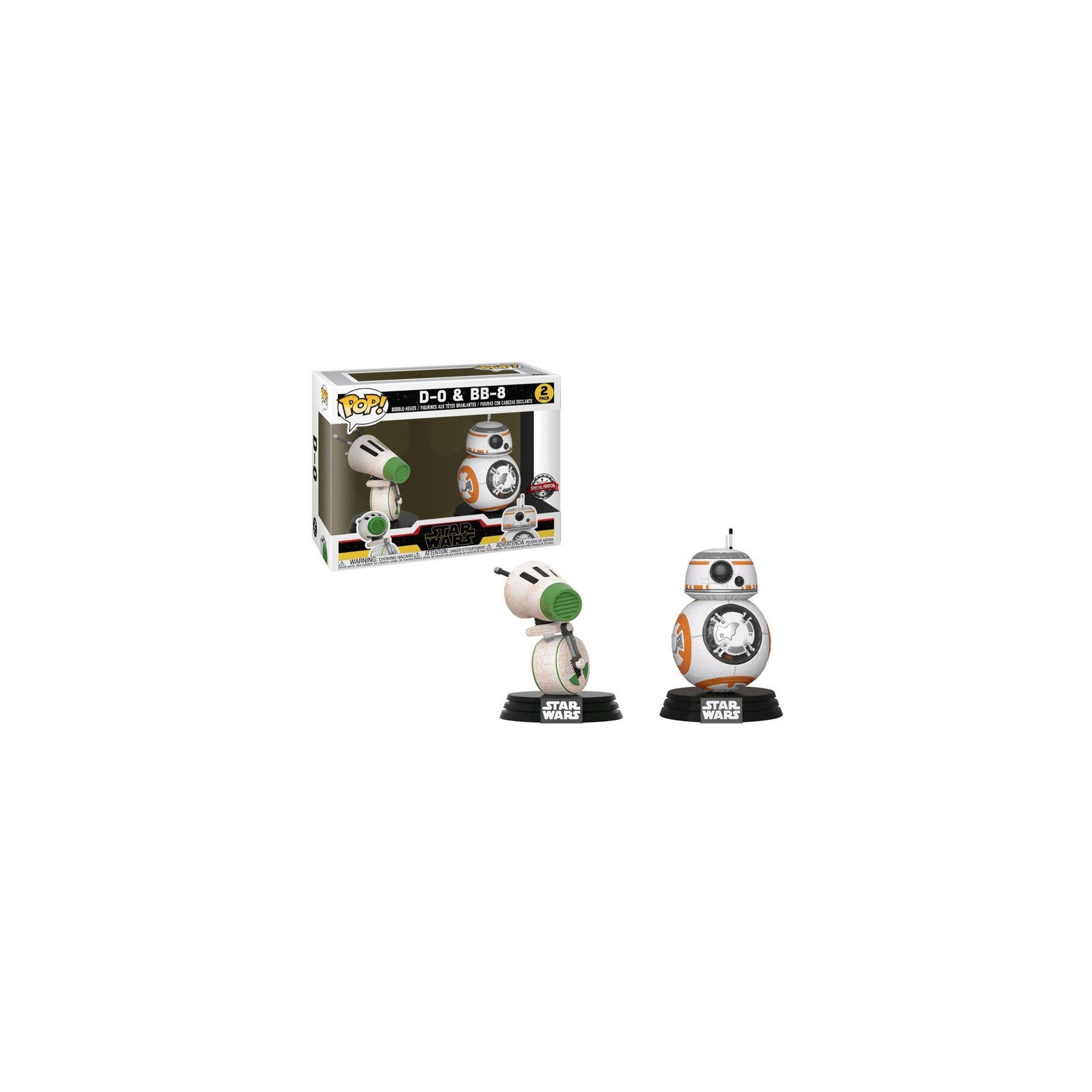 Set 2 Figuras Pop Star Wars Rise Of Skywalker D-O And Bb-8 E