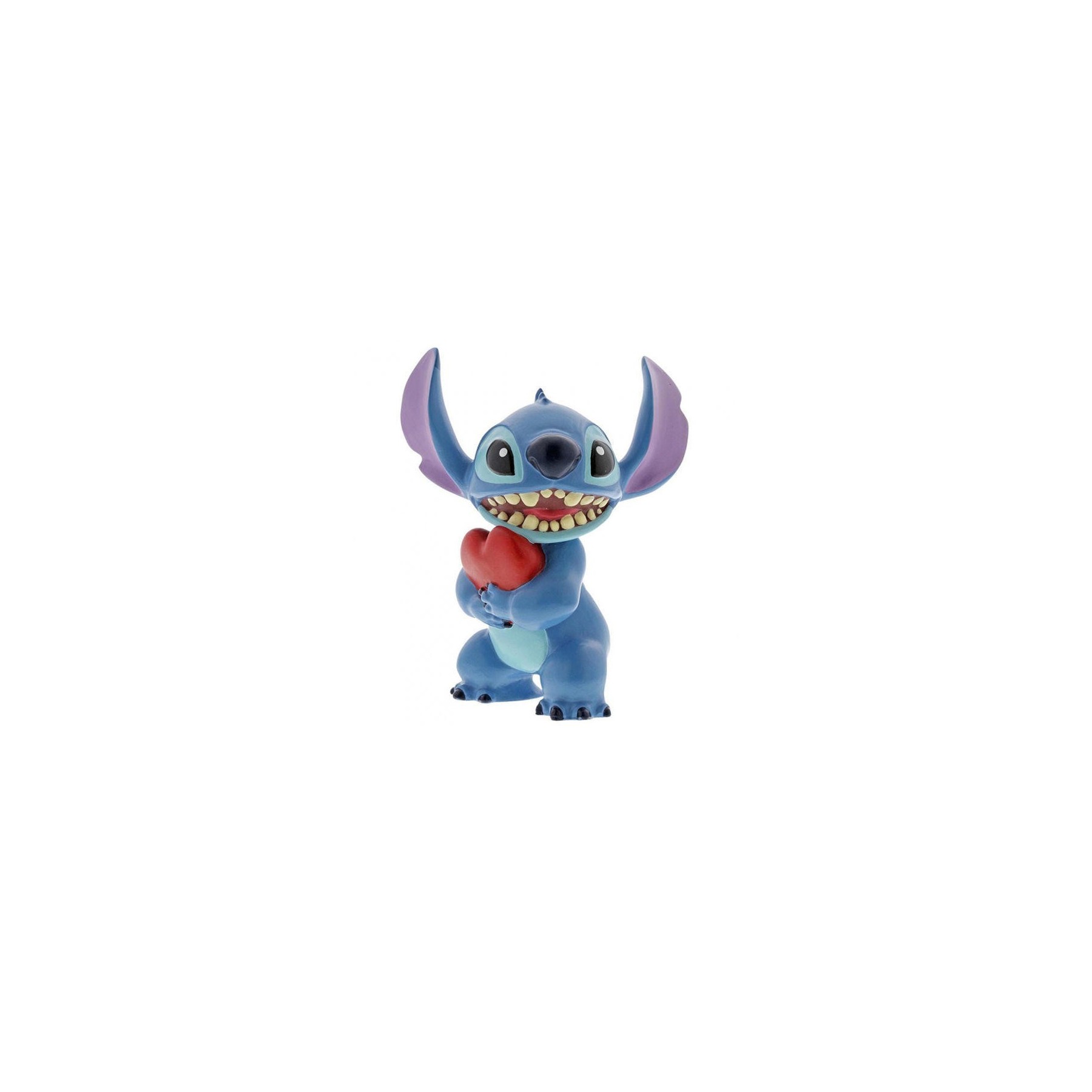 En - Figura Decorativa De Stitch Con Corazón