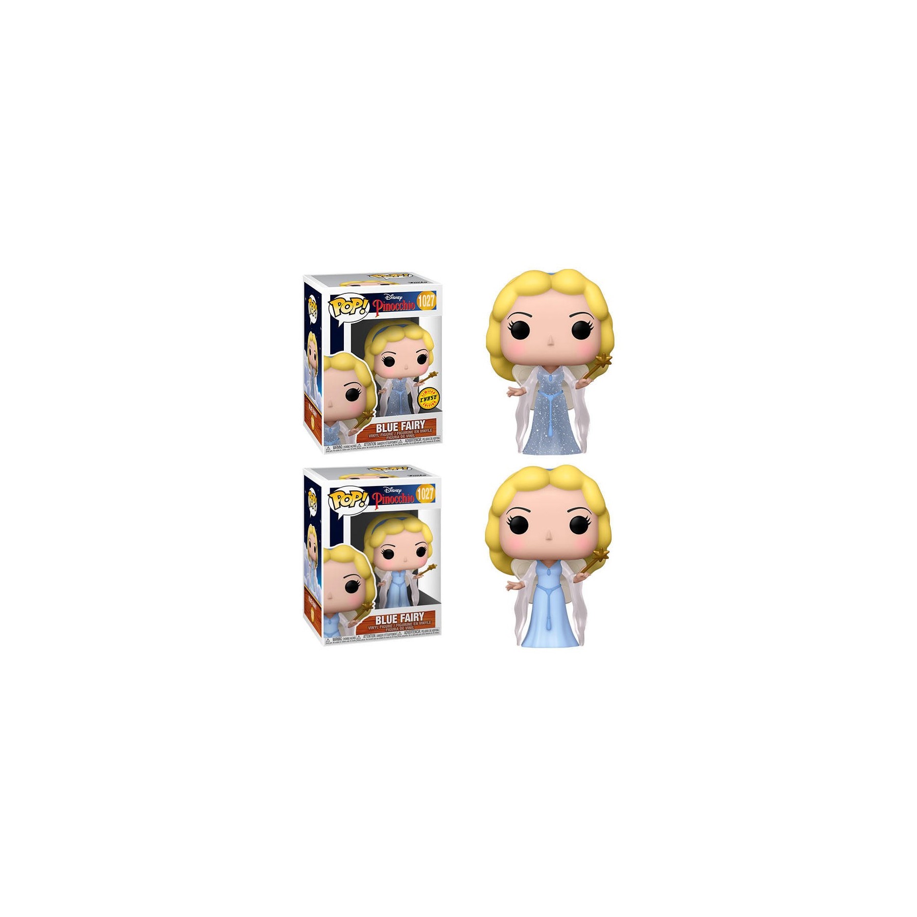 Figura Funko Pop Disney Pinocchio Blue Fairy [Glitter Chase]