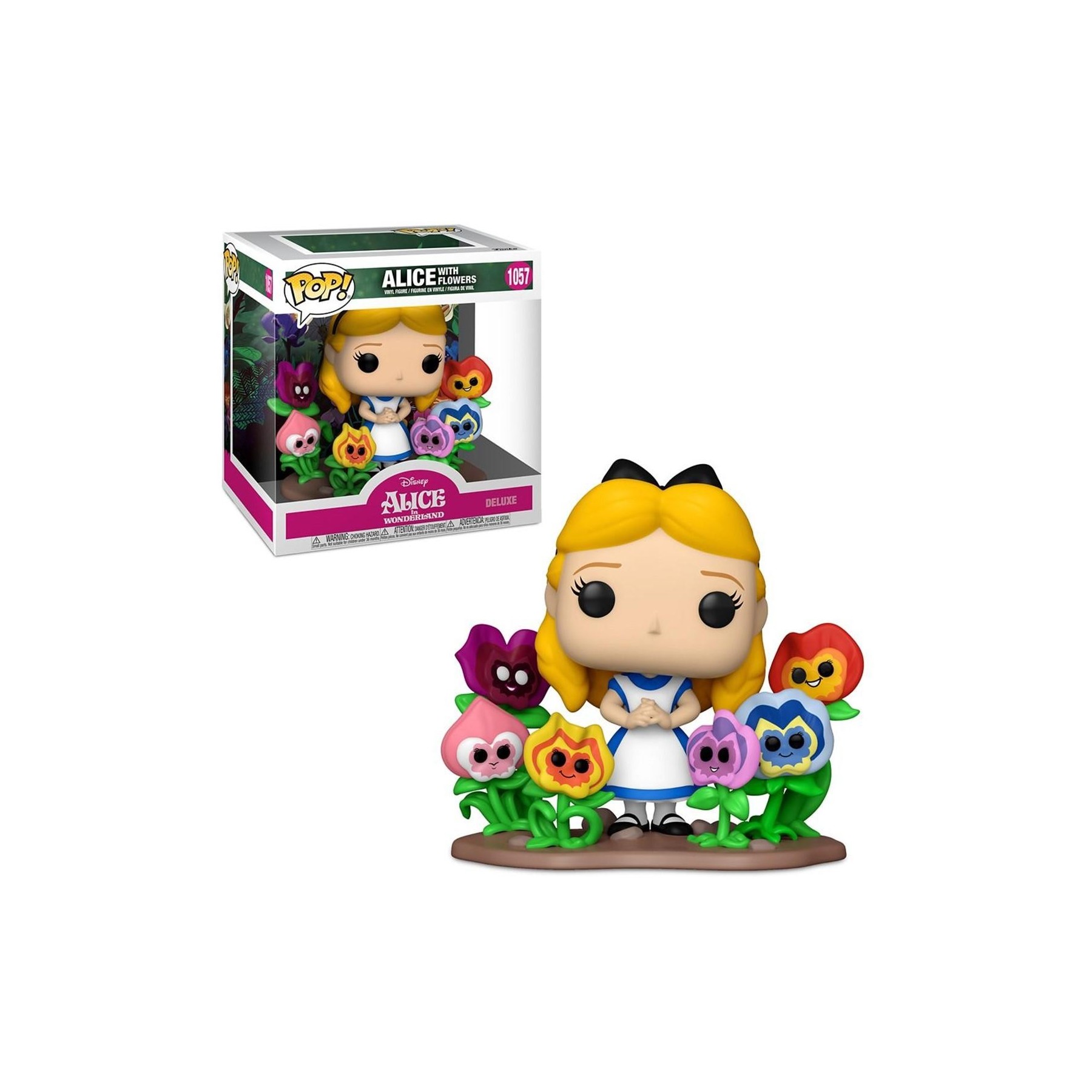 Figura Pop Deluxe Alice With Fl Disney (Alice In Wonderland