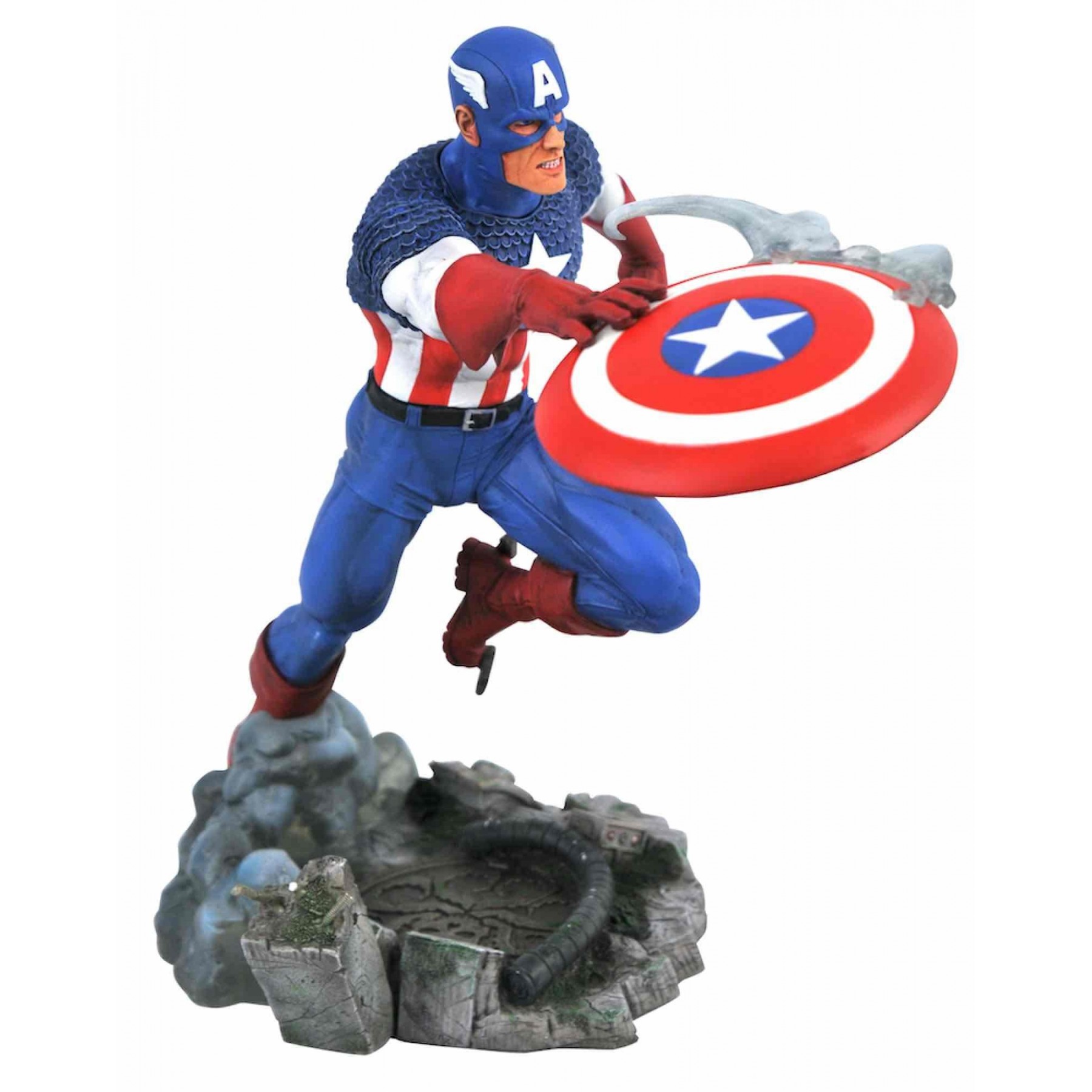 Estatua Capitan America Marvel Comic Gallery 25Cm