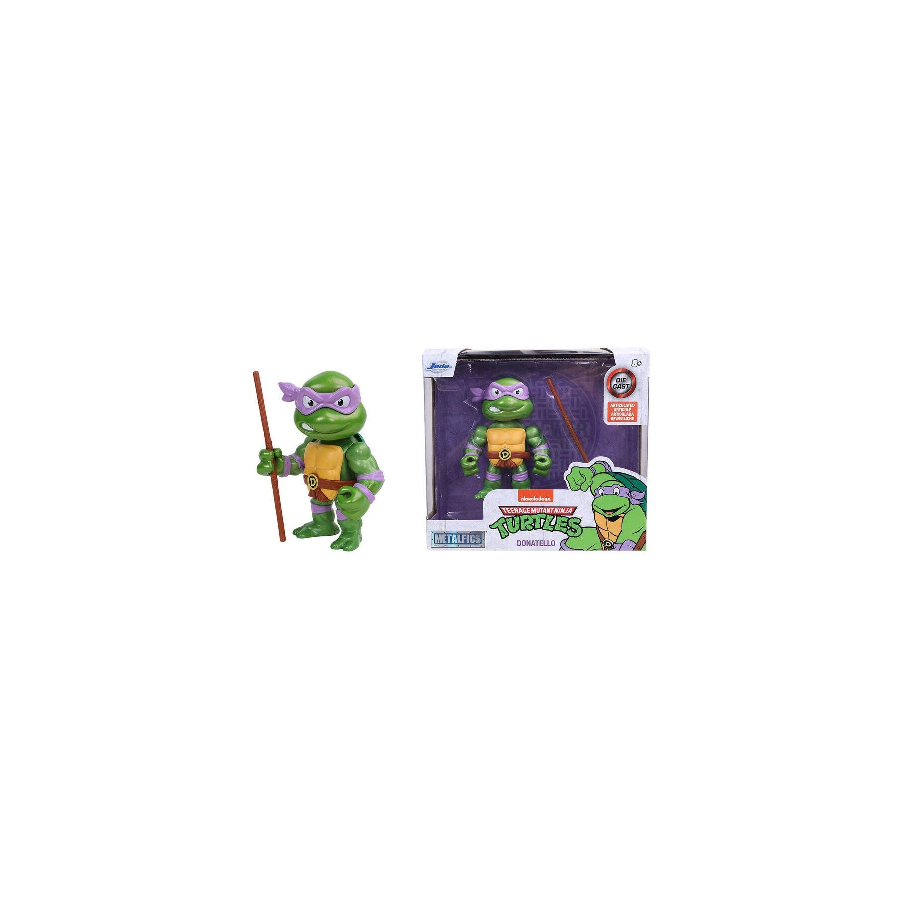 Figura Metalfigs Donatello Tortugas Ninja 10Cm