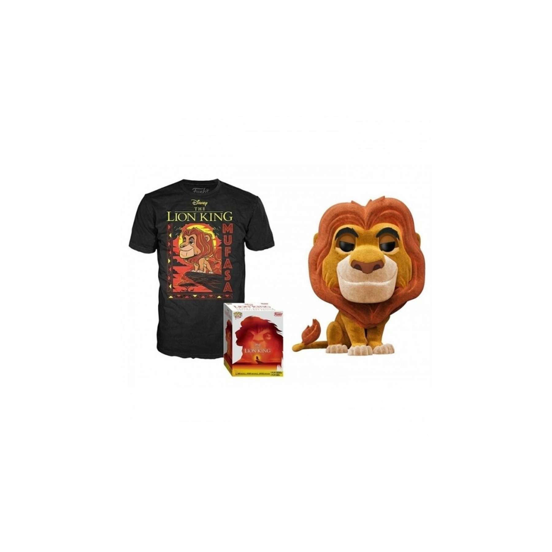 Set Figura Pop & Tee Disney El Rey Leon Mufasa