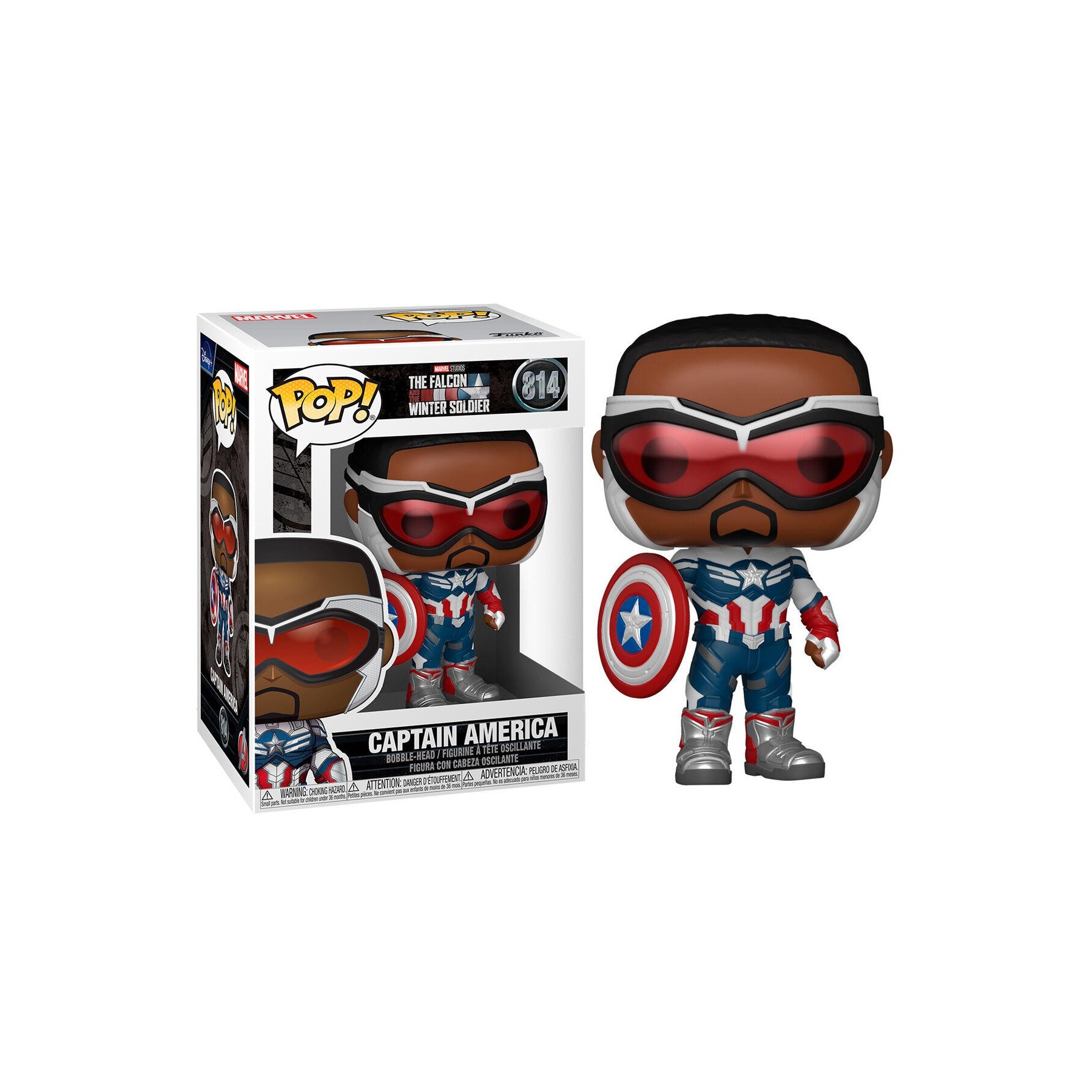 Figura Funko Pop Marvel The Falcon & Winter Soldier Captain