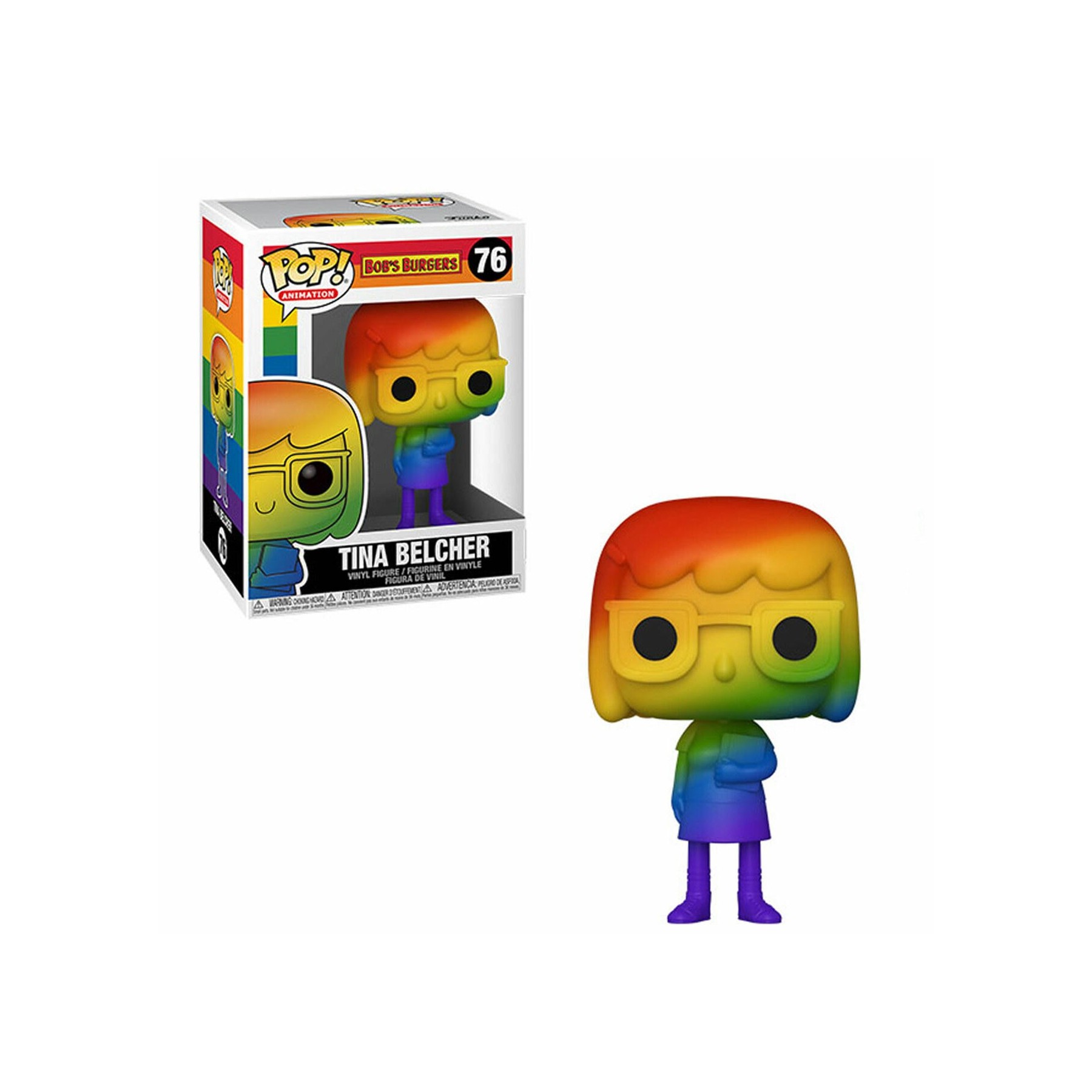 Figura Funko Pop Bob'S Burgers Tina Belcher [Rainbow]