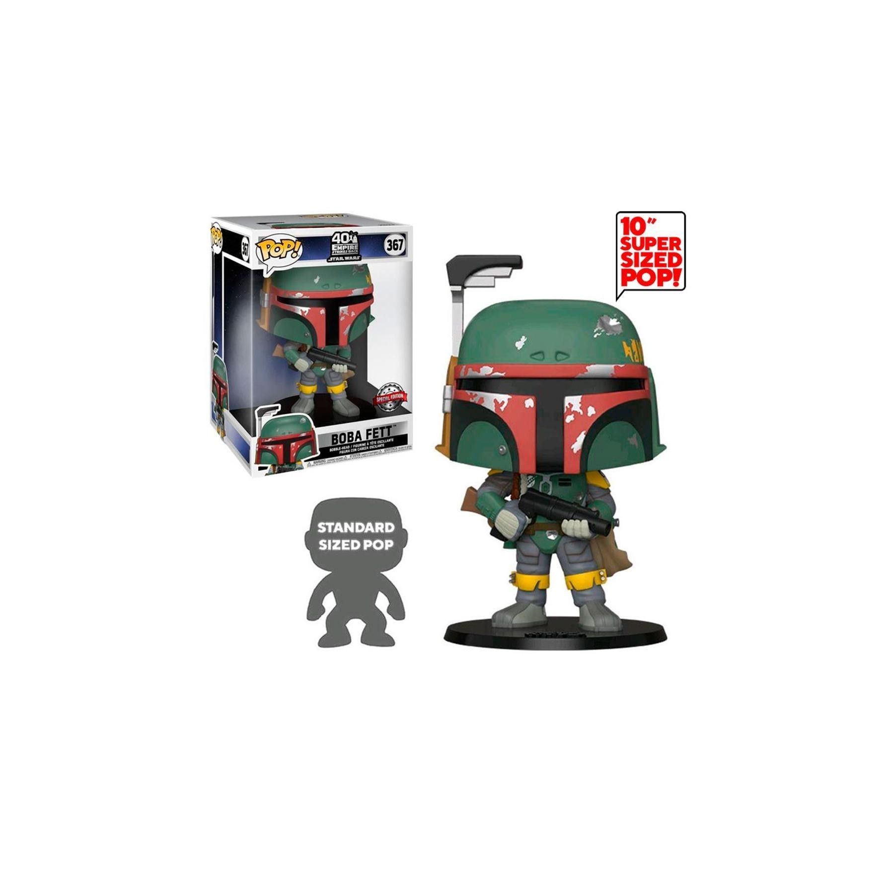 Figura Funko Pop Star Wars: 10" Boba Fett