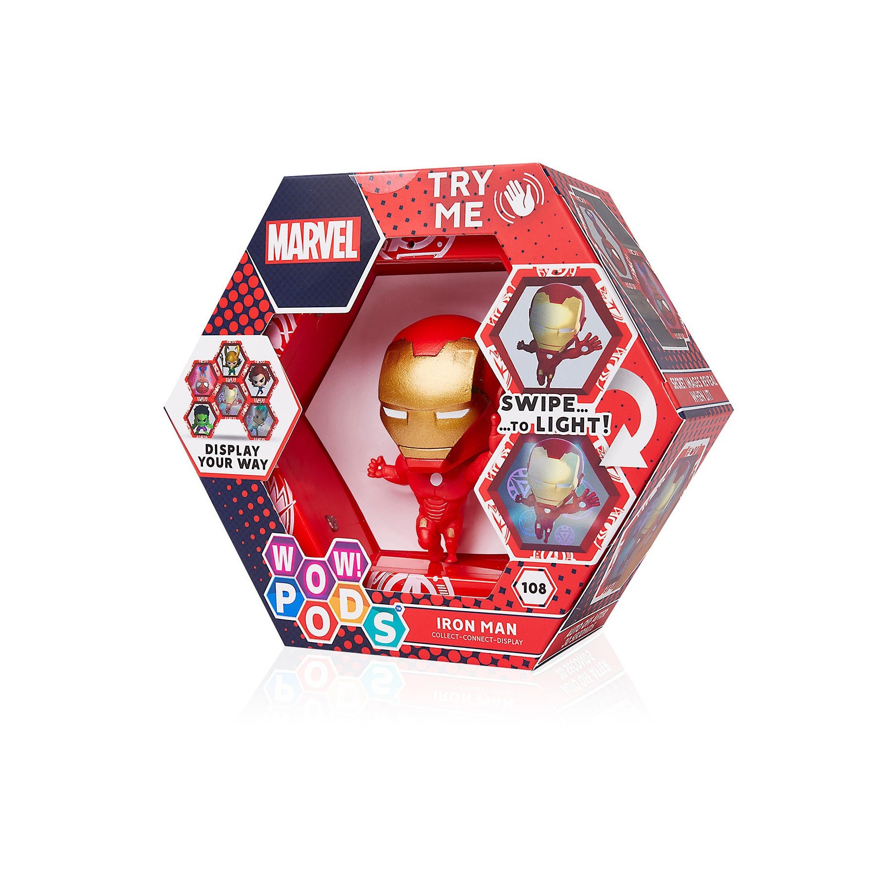 Figura Led Wow! Pod Iron Man Marvel