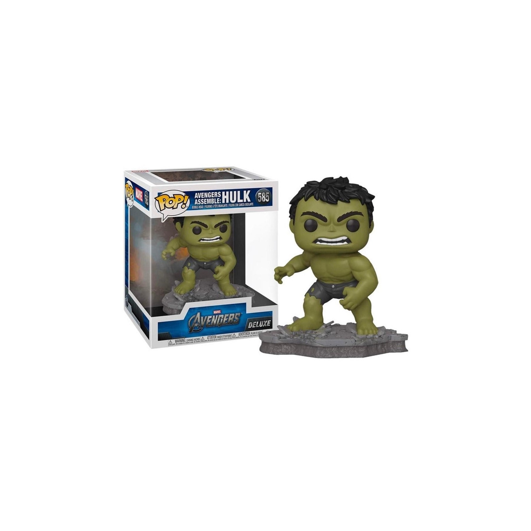 Figura Funko Pop Deluxe Marvel Los Vengadores Avengers Hulk