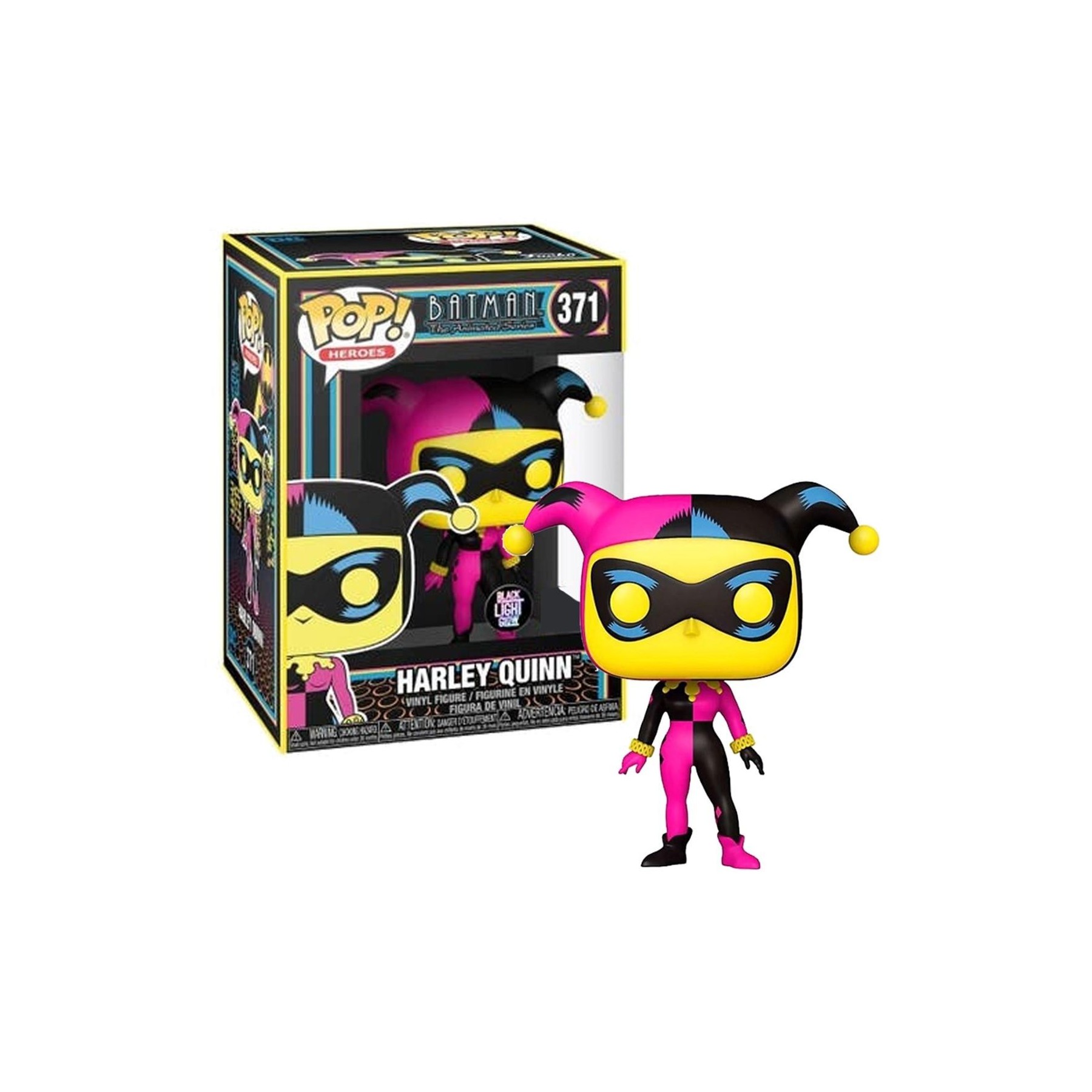 Figura Funko Pop Dc Black Light Harley Quinn Multicolor 517