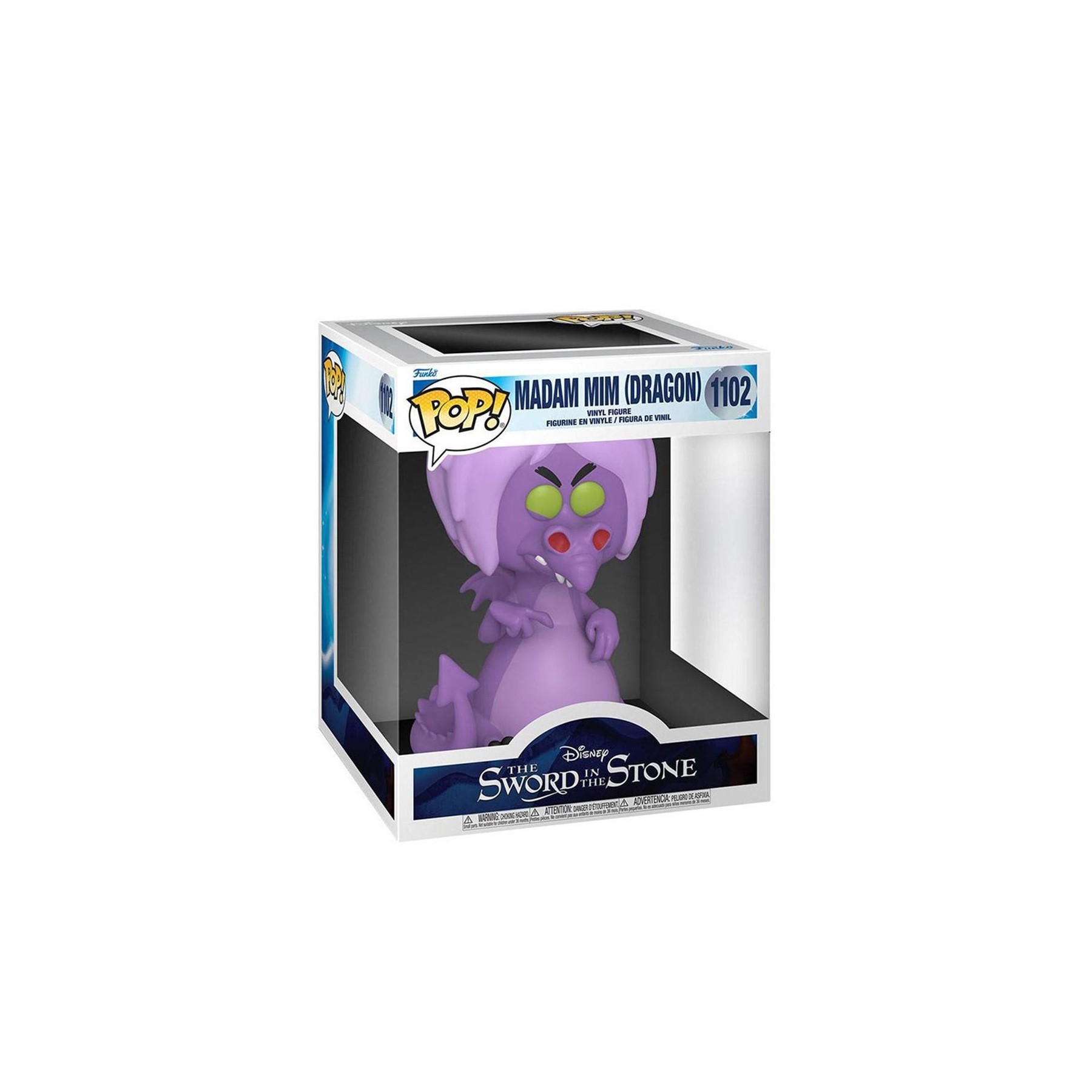 Figura Pop Disney Merlin El Encantador Mim As Dragon 15Cm