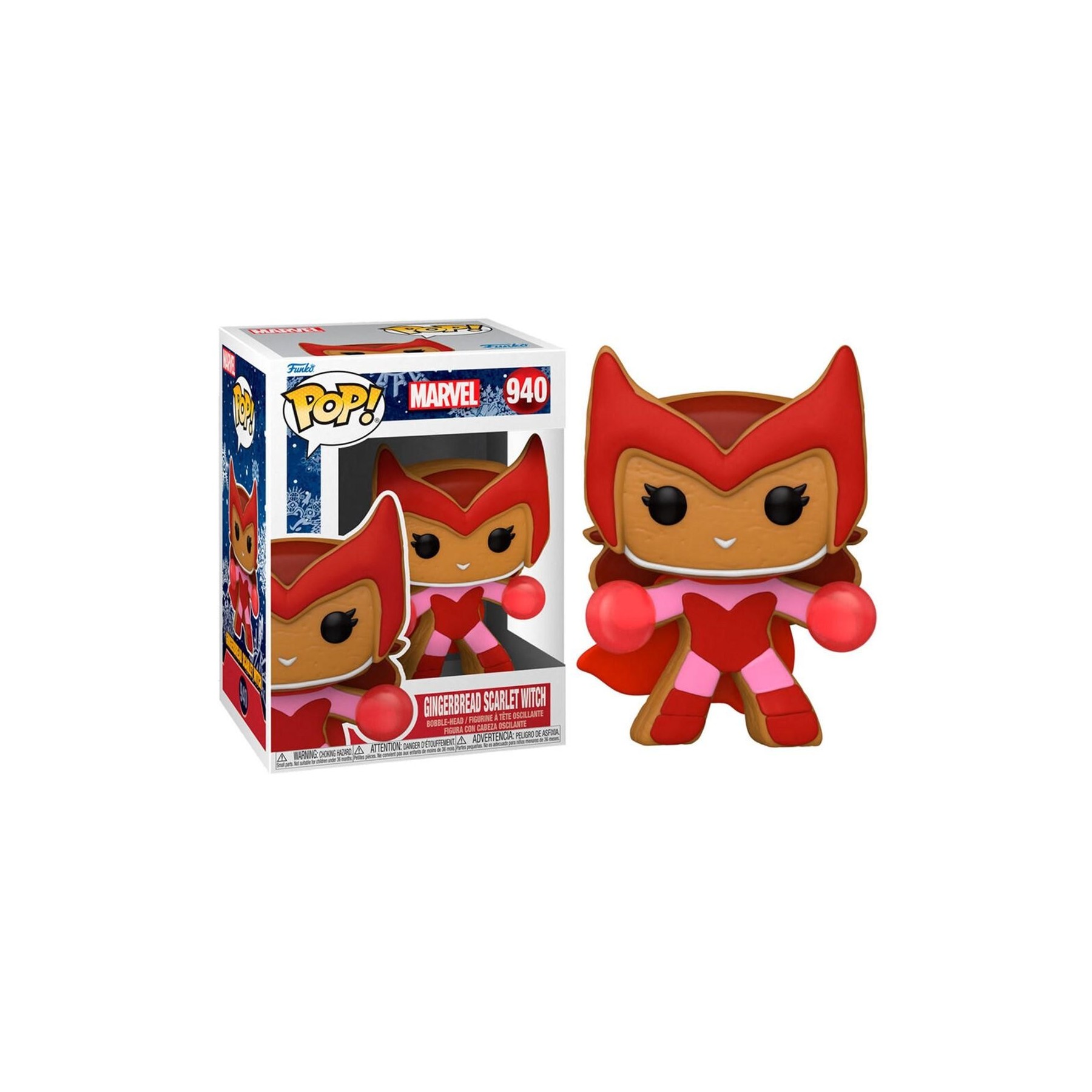 Figura Pop Marvel Holiday Scarlet Witch