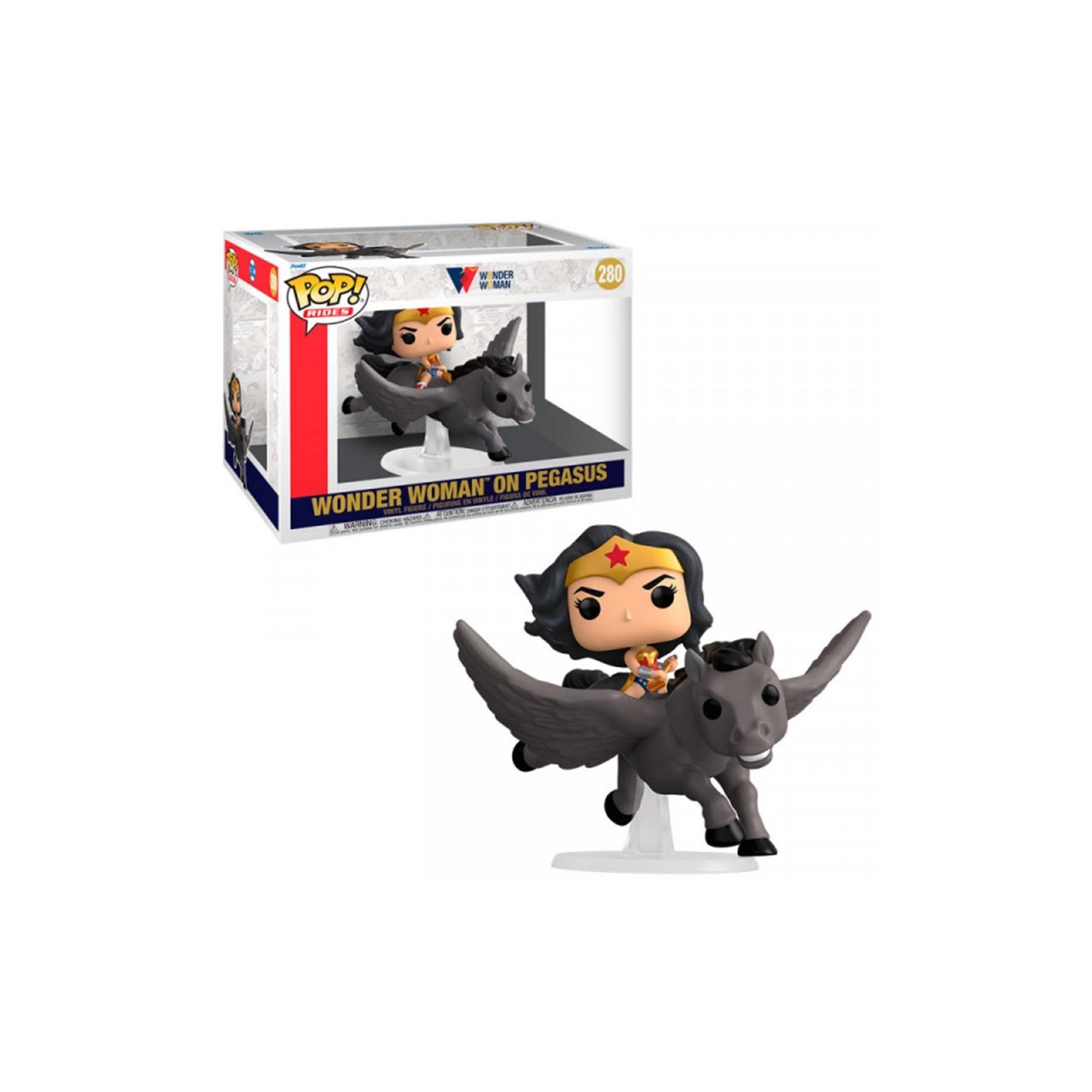 Figura Funko Pop Dc Wonder Woman 80Th Wonder Woman On Pegasu