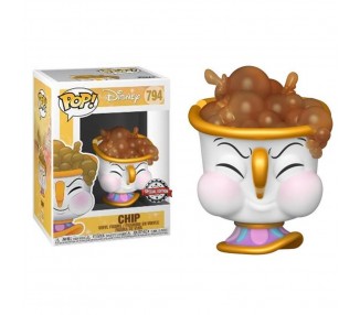 Figura Pop Disney La Bella Y La Bestia Chip Exclusive