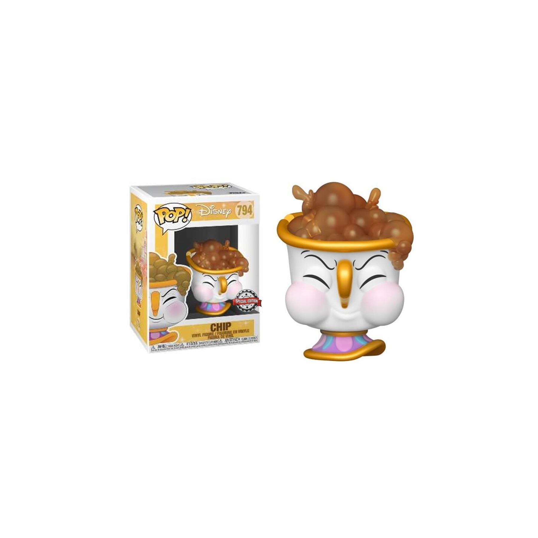 Figura Pop Disney La Bella Y La Bestia Chip Exclusive