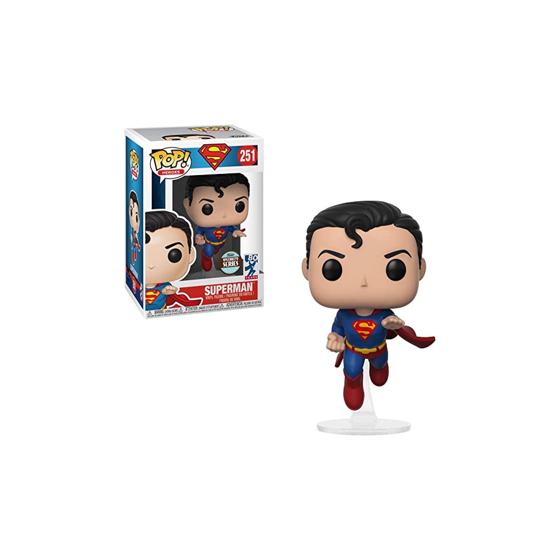 Figura Pop Dc Superman 80 Years Superman Flying Exclusive