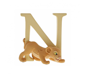 Letra Inicial N Con Figura De Nala