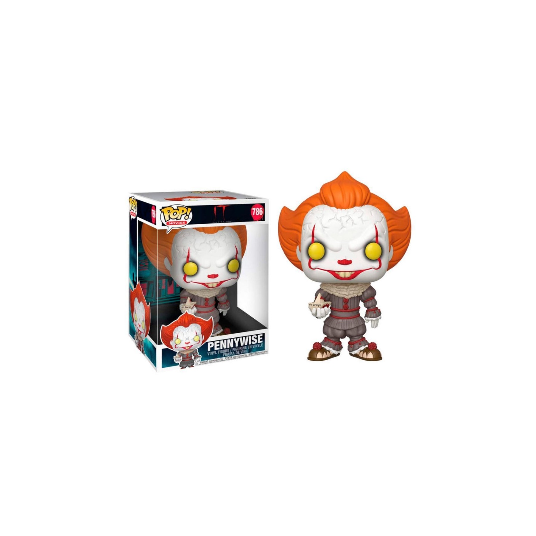 Figura Funko Pop It Chapter 2 Pennywise With Boat 25Cm