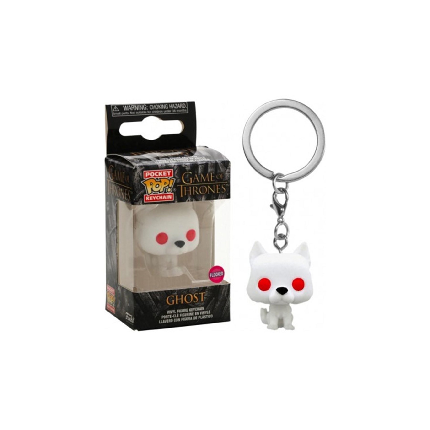 Figura Funko Pop Keychain Juego De Tronos Fantasma Terciope