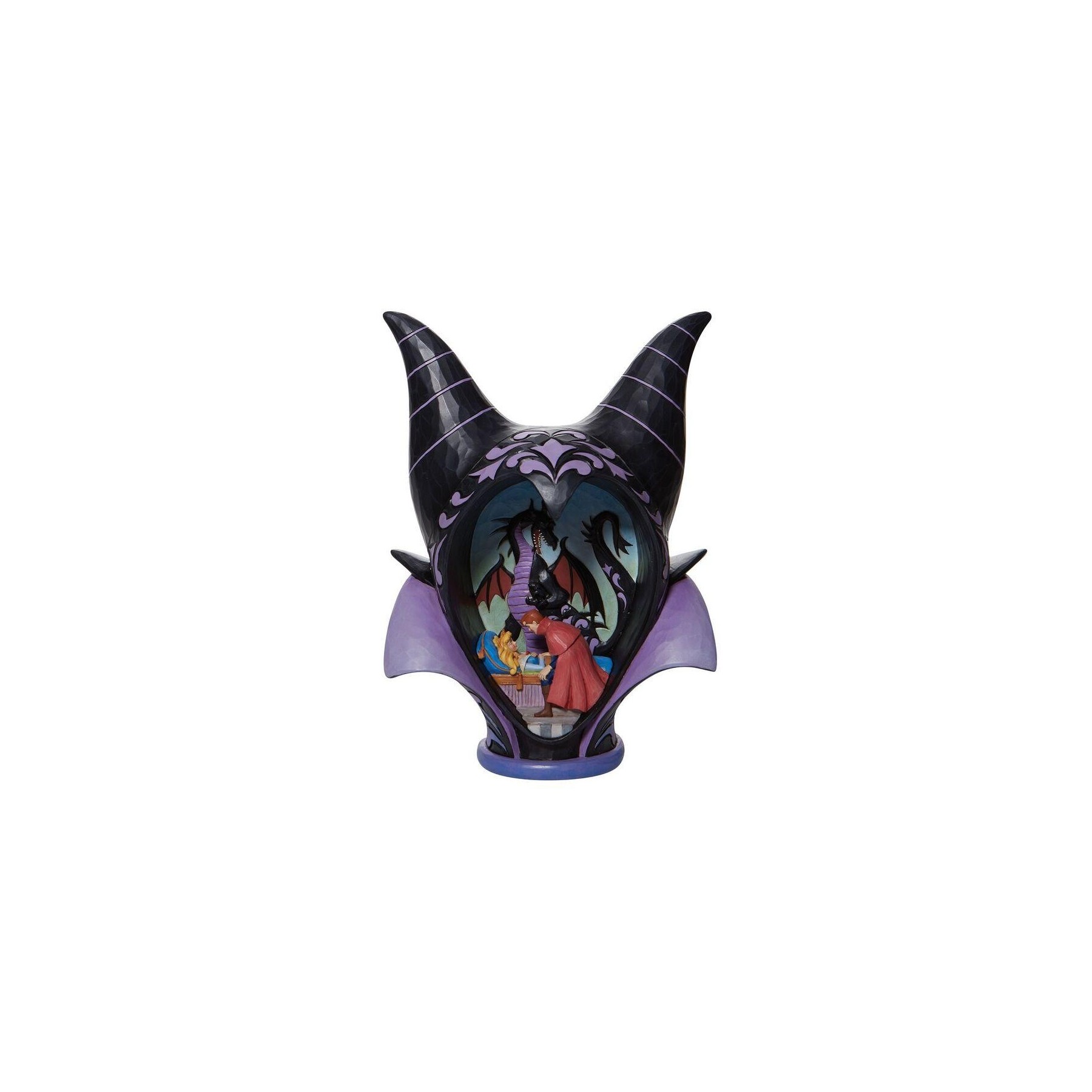 Figura Decorativa La Bella Durmiente Diorama Maléfica