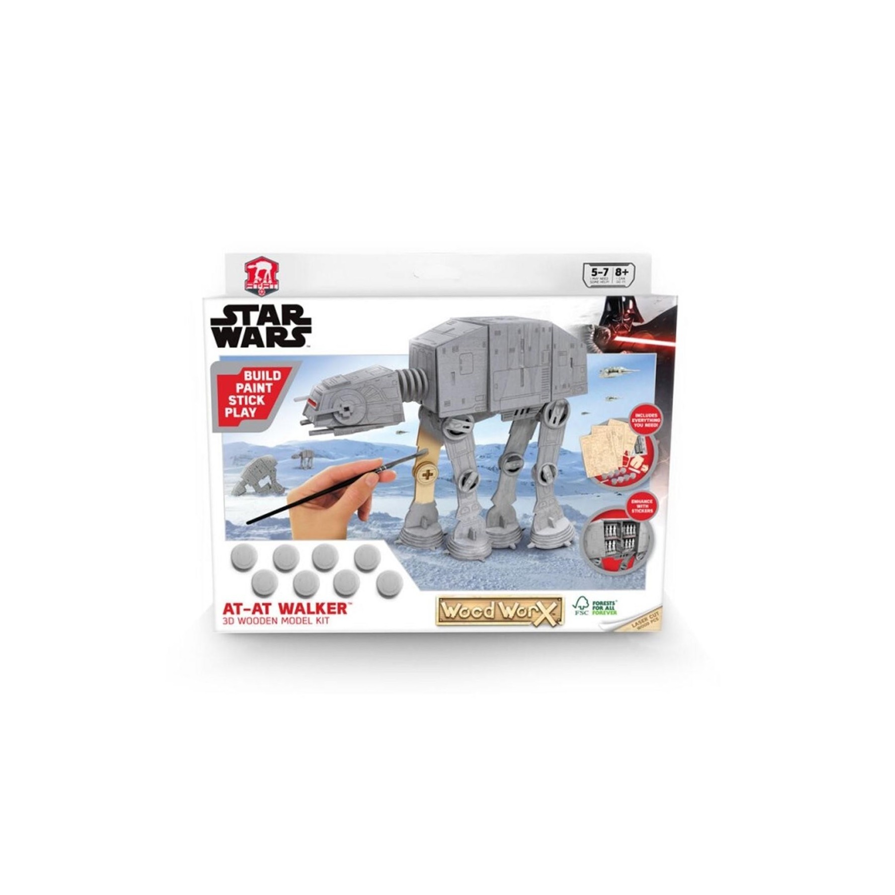 Replica Madera Pintar Woodwork Star Wars