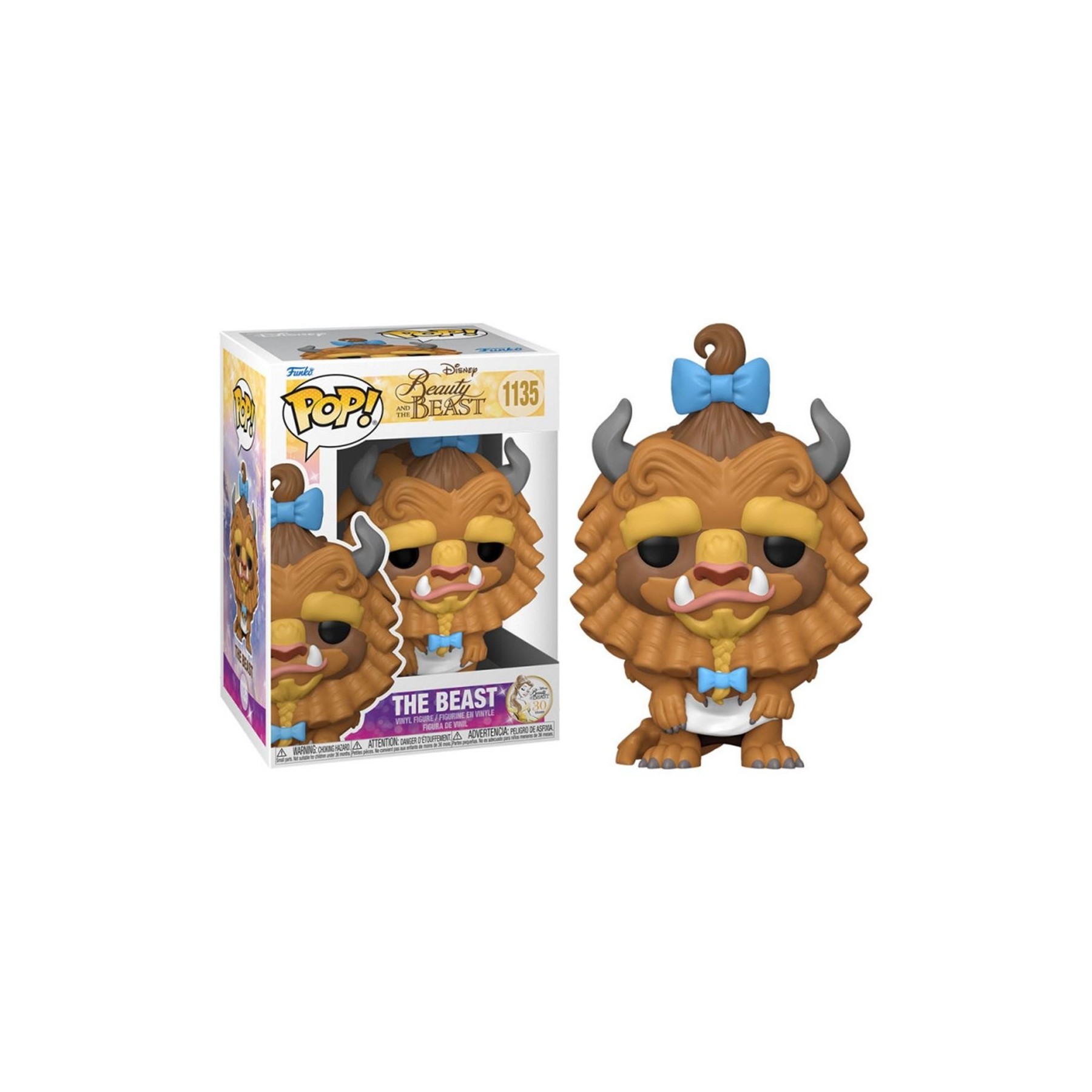 Figura Pop Disney La Bella Y La Bestia Beast With Curls