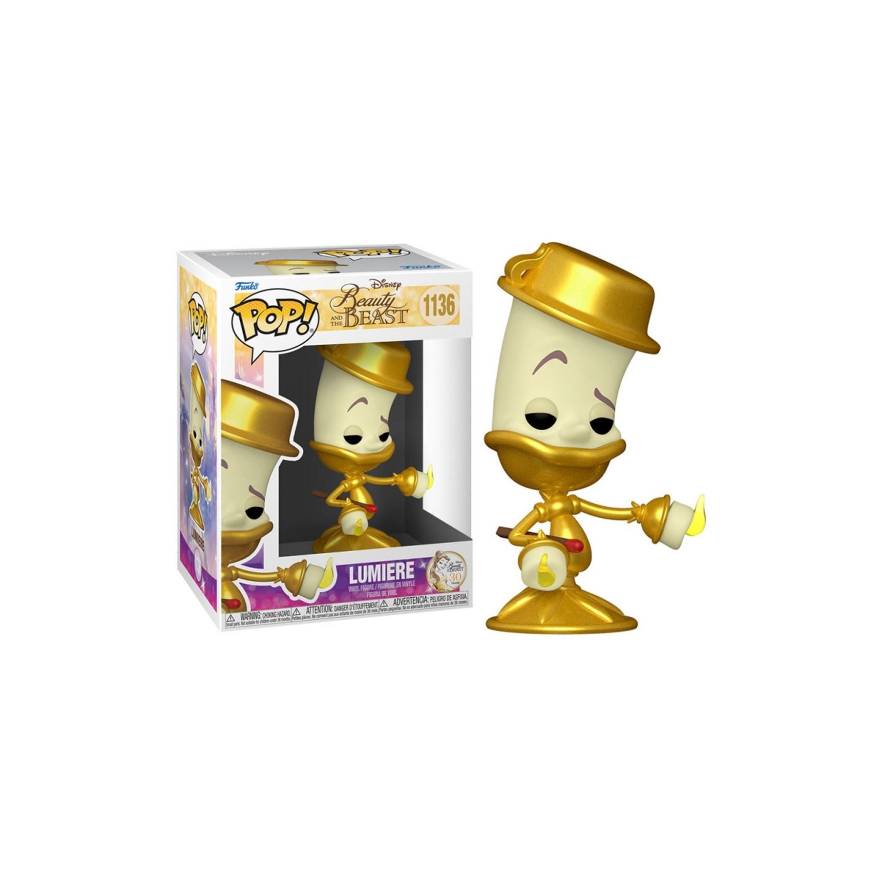 Figura Funko Pop Disney La Bella Y La Bestia Lumiere