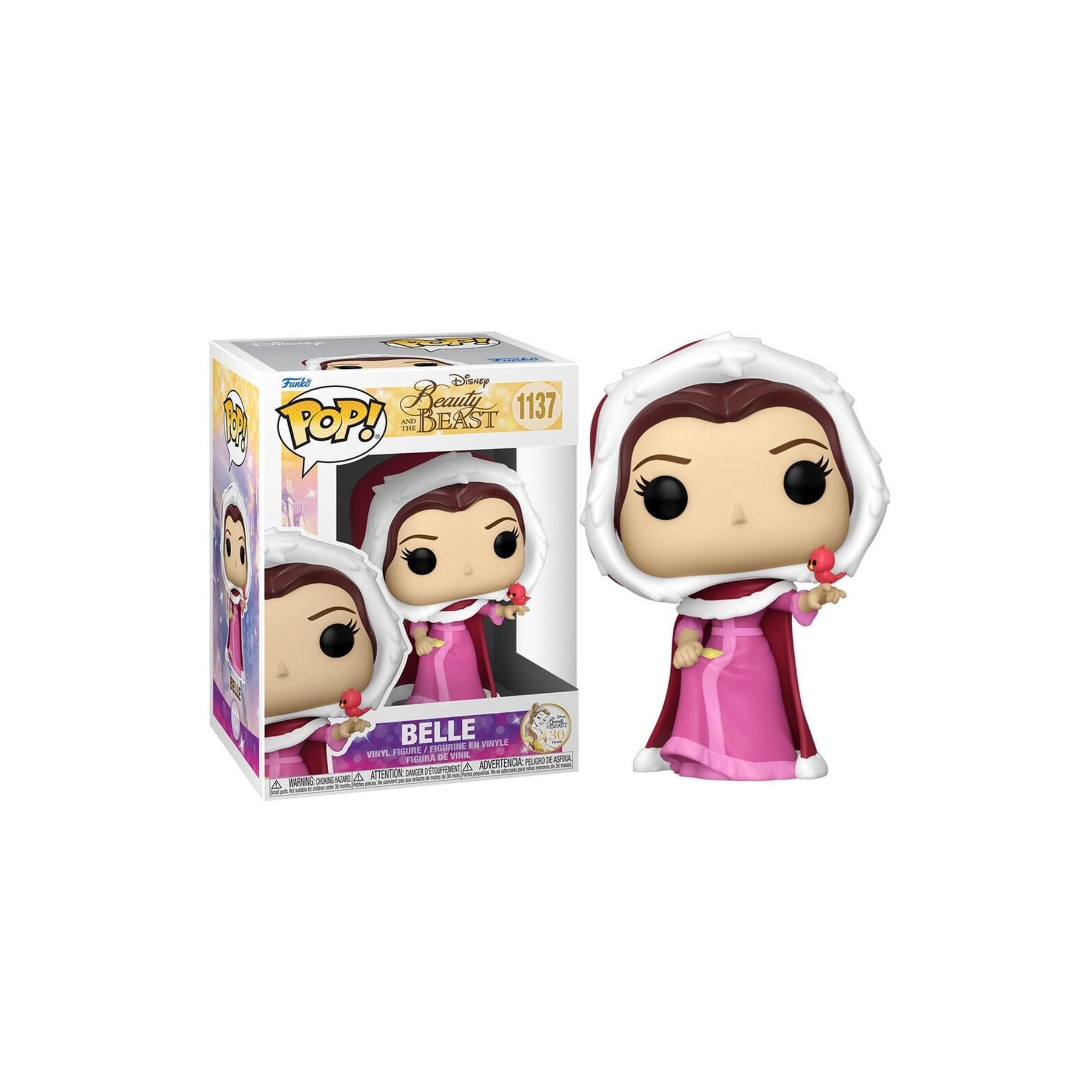 Figura Pop Disney La Bella Y La Bestia Winter Belle