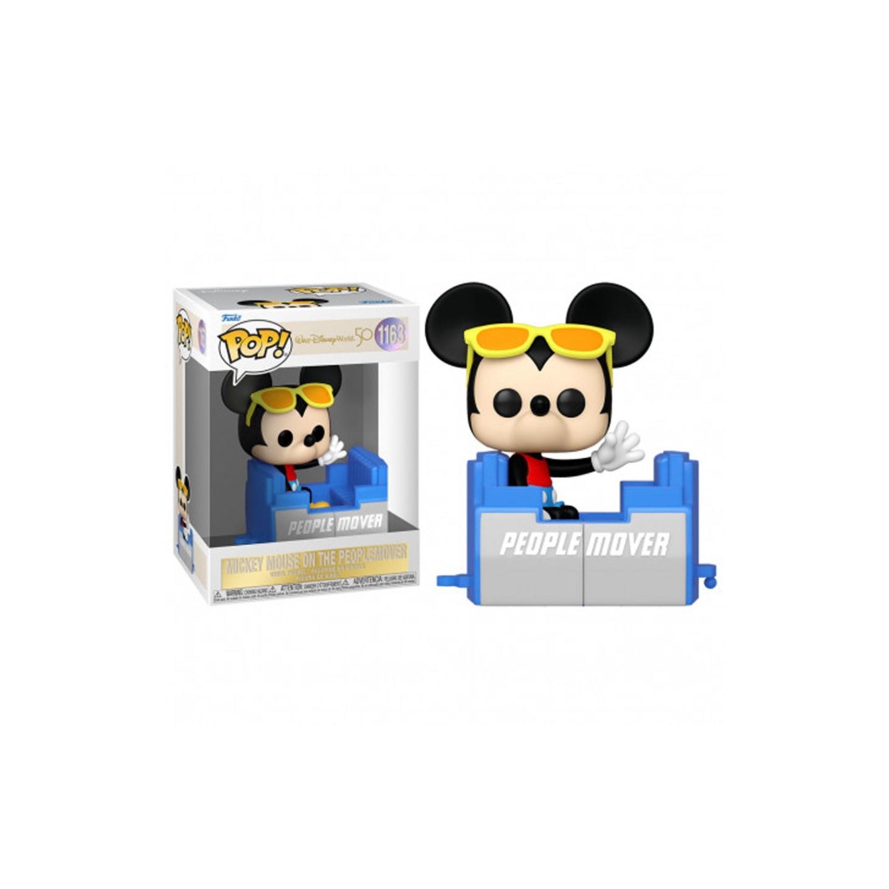Figura Pop Disney World 50Th Anniversary Mickey People Mover