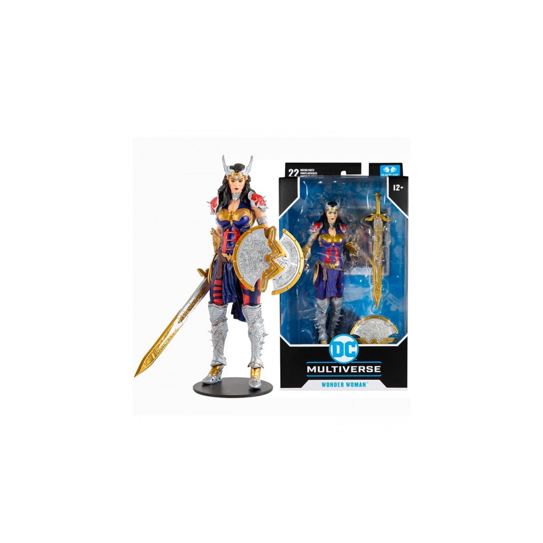 Figura Wonder Woman Multiverse Dc Comics 18Cm